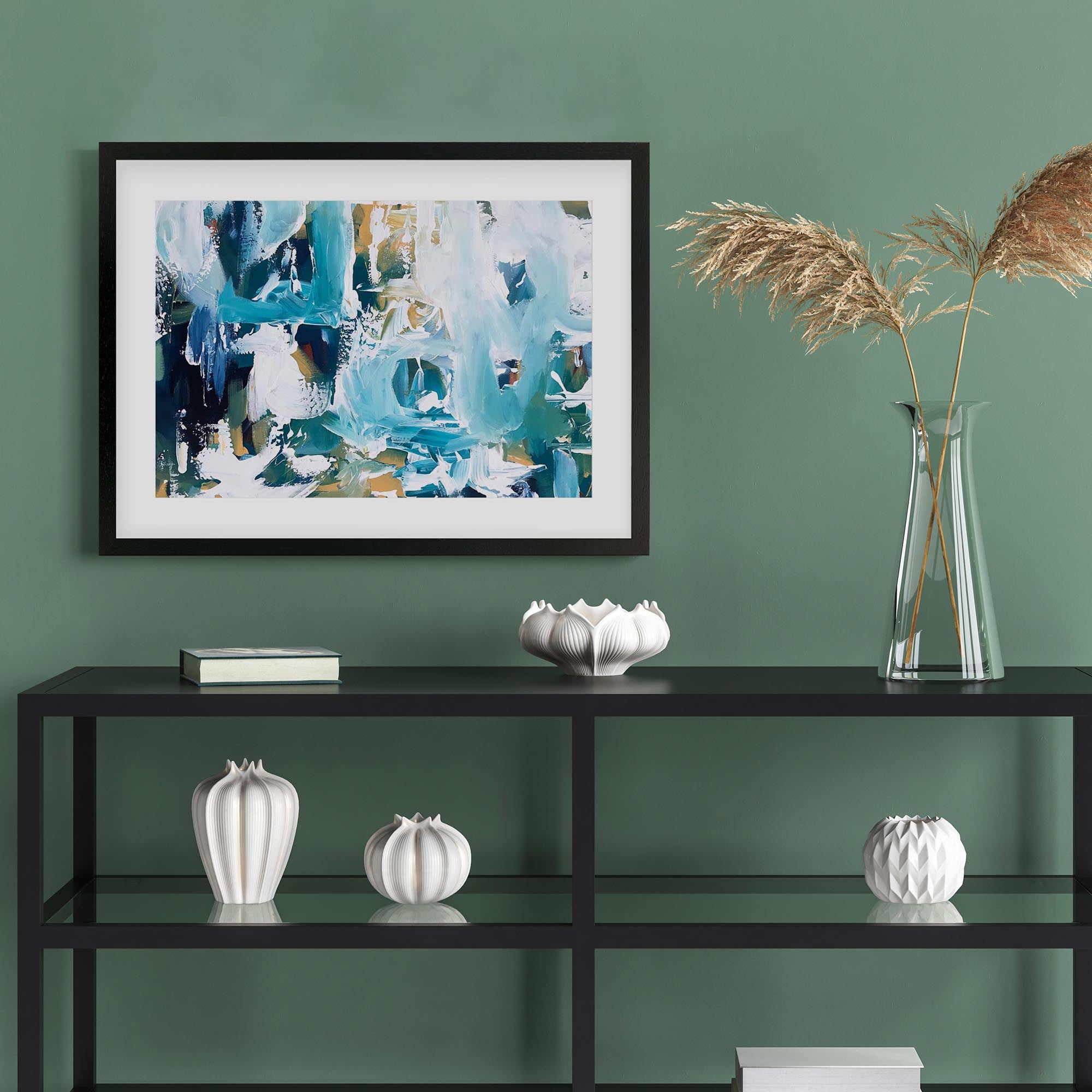 Abstract 105 Framed Art