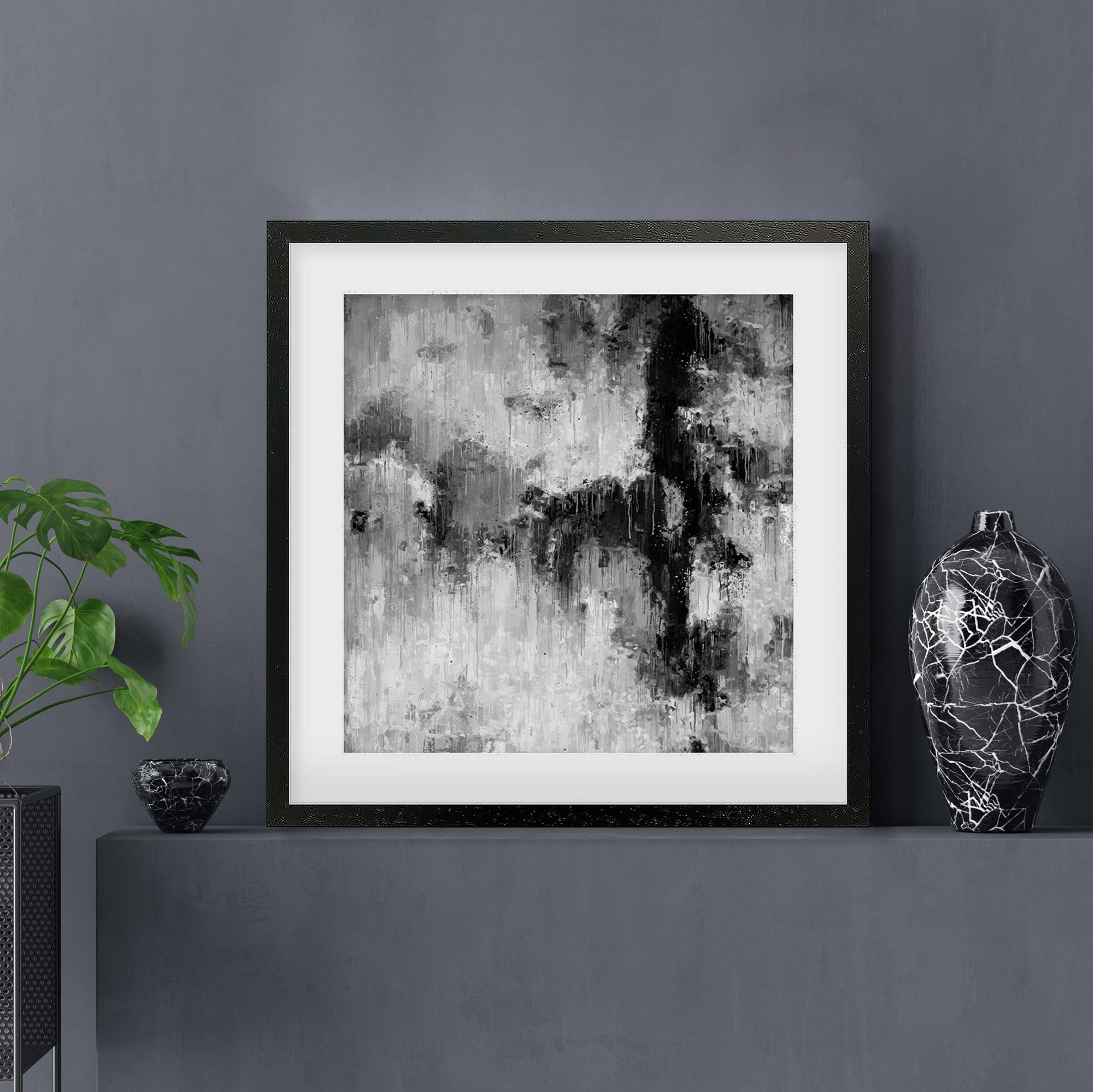 Abstract Mono I Framed Art