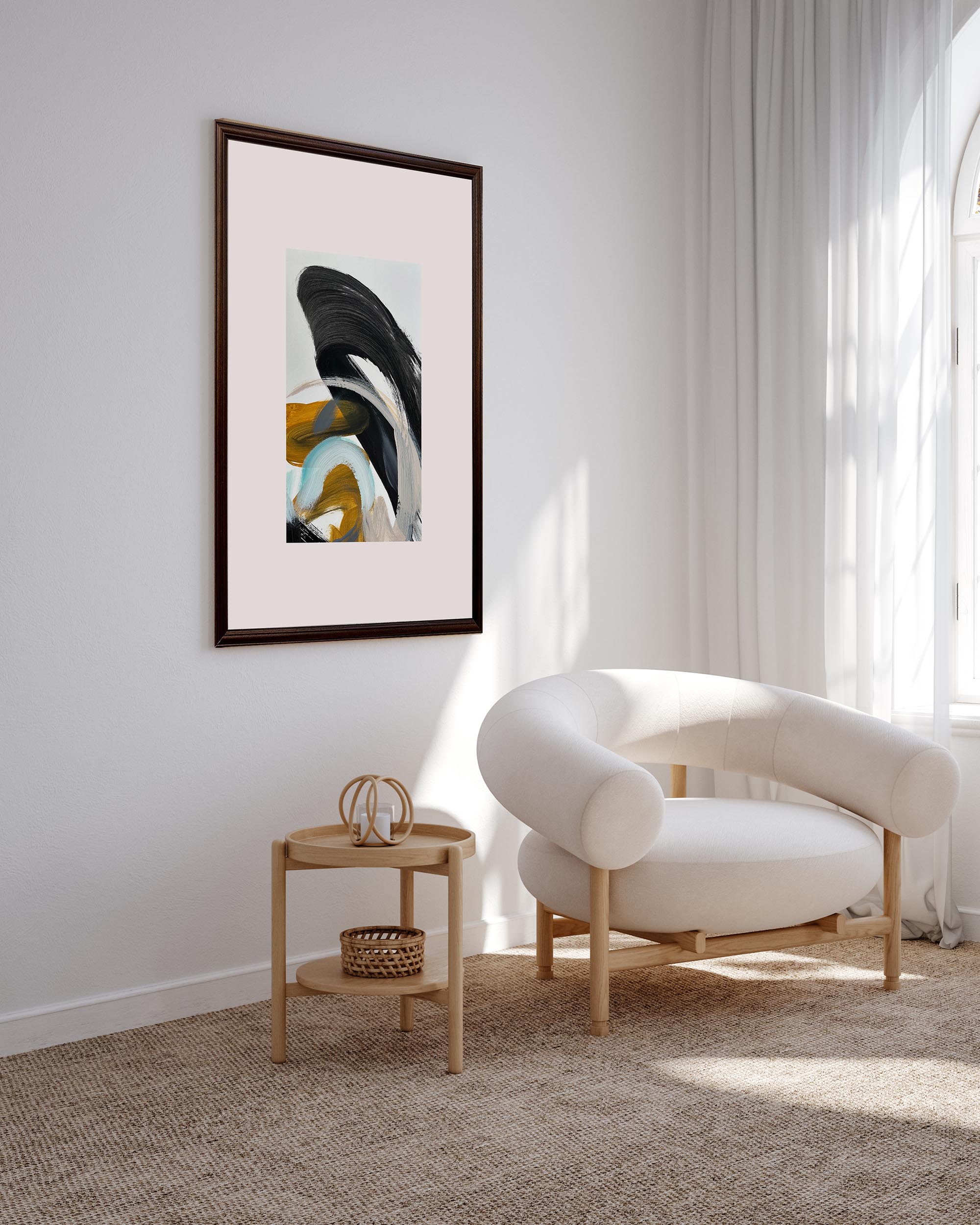 Surfing | Framed Original Painting