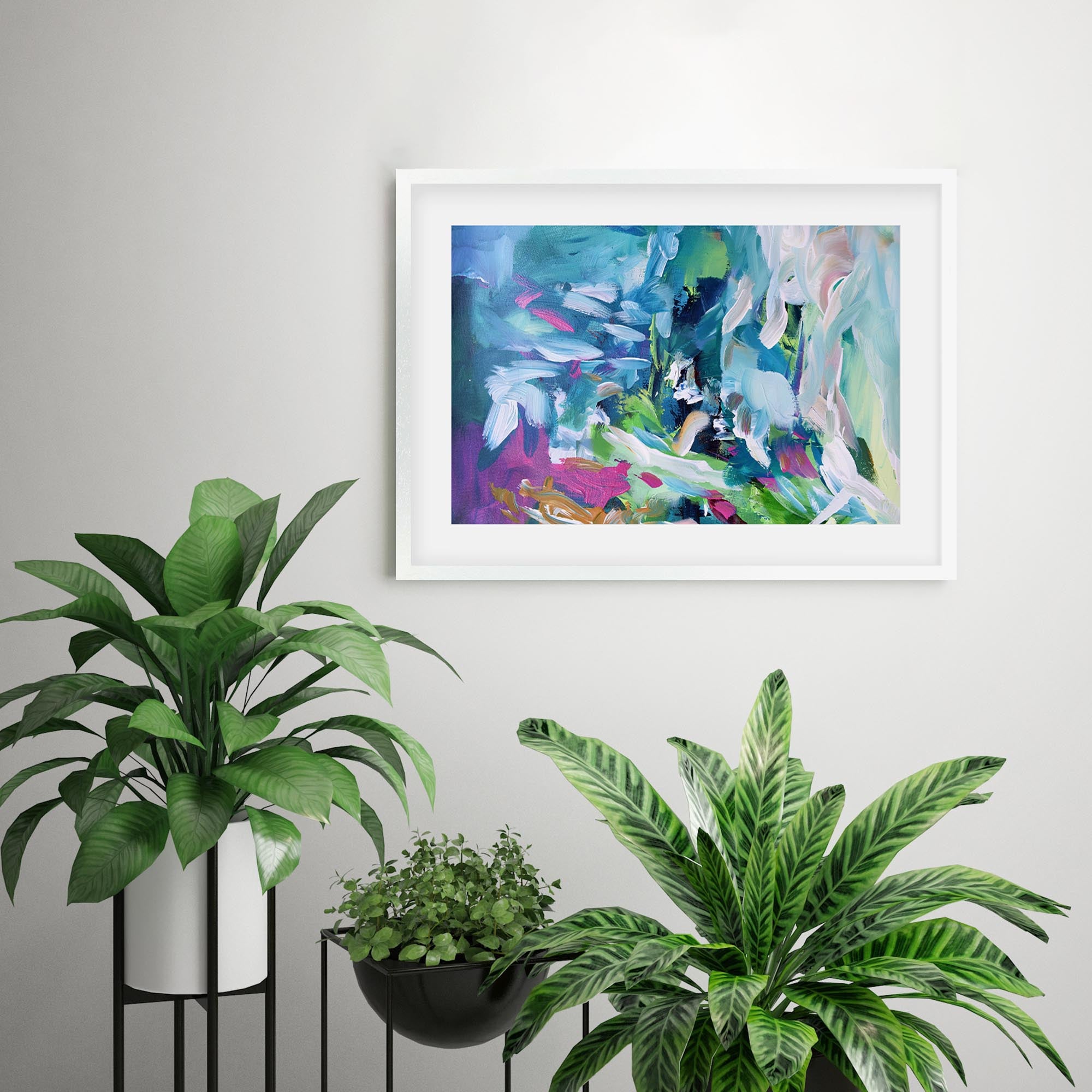 Abstract 146 Framed Art