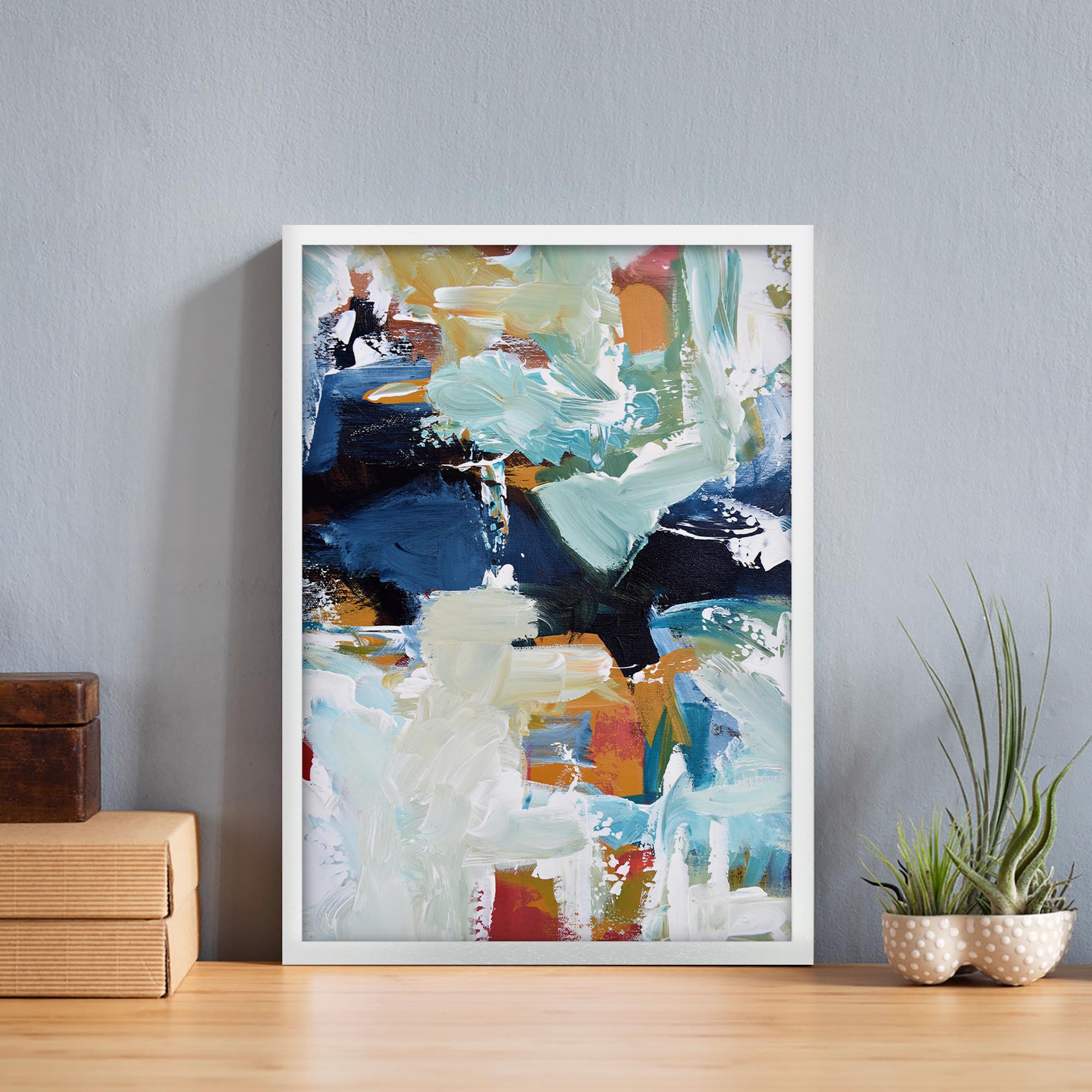 Abstract 299 Framed Art