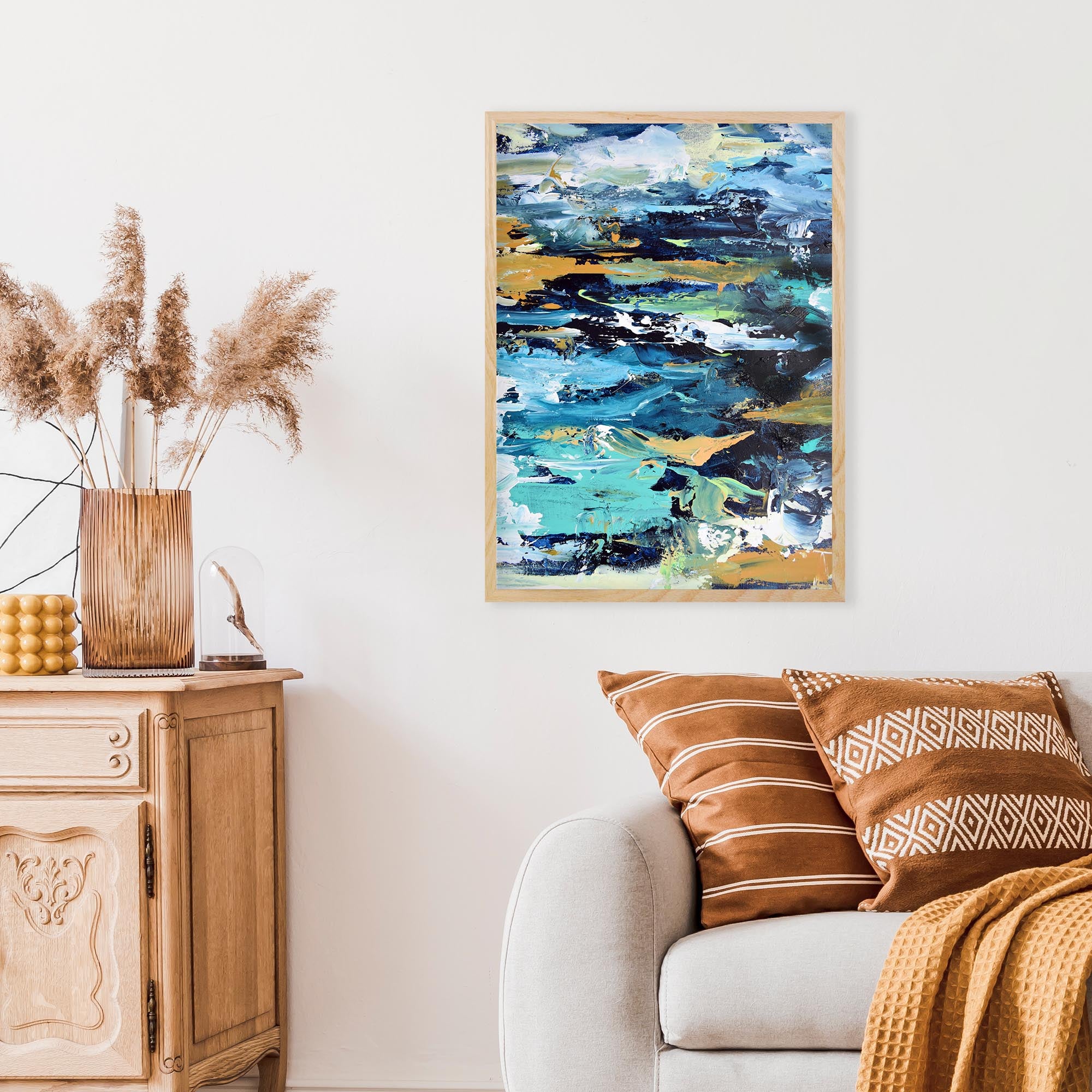 Abstract 280 Framed Art