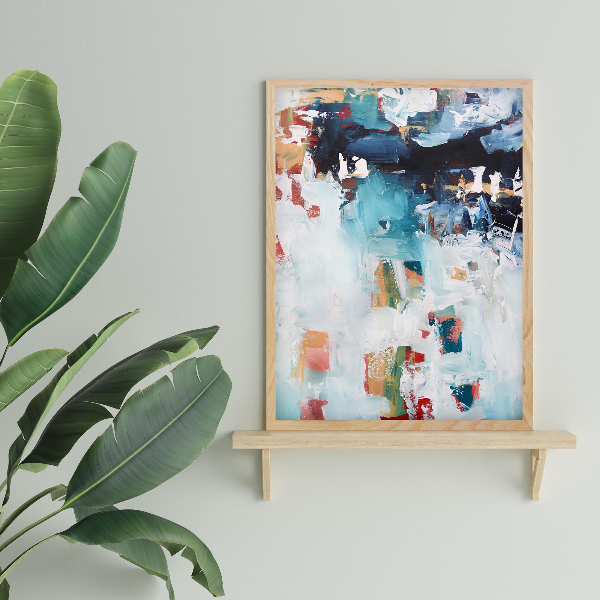 Abstract 213 Framed Art