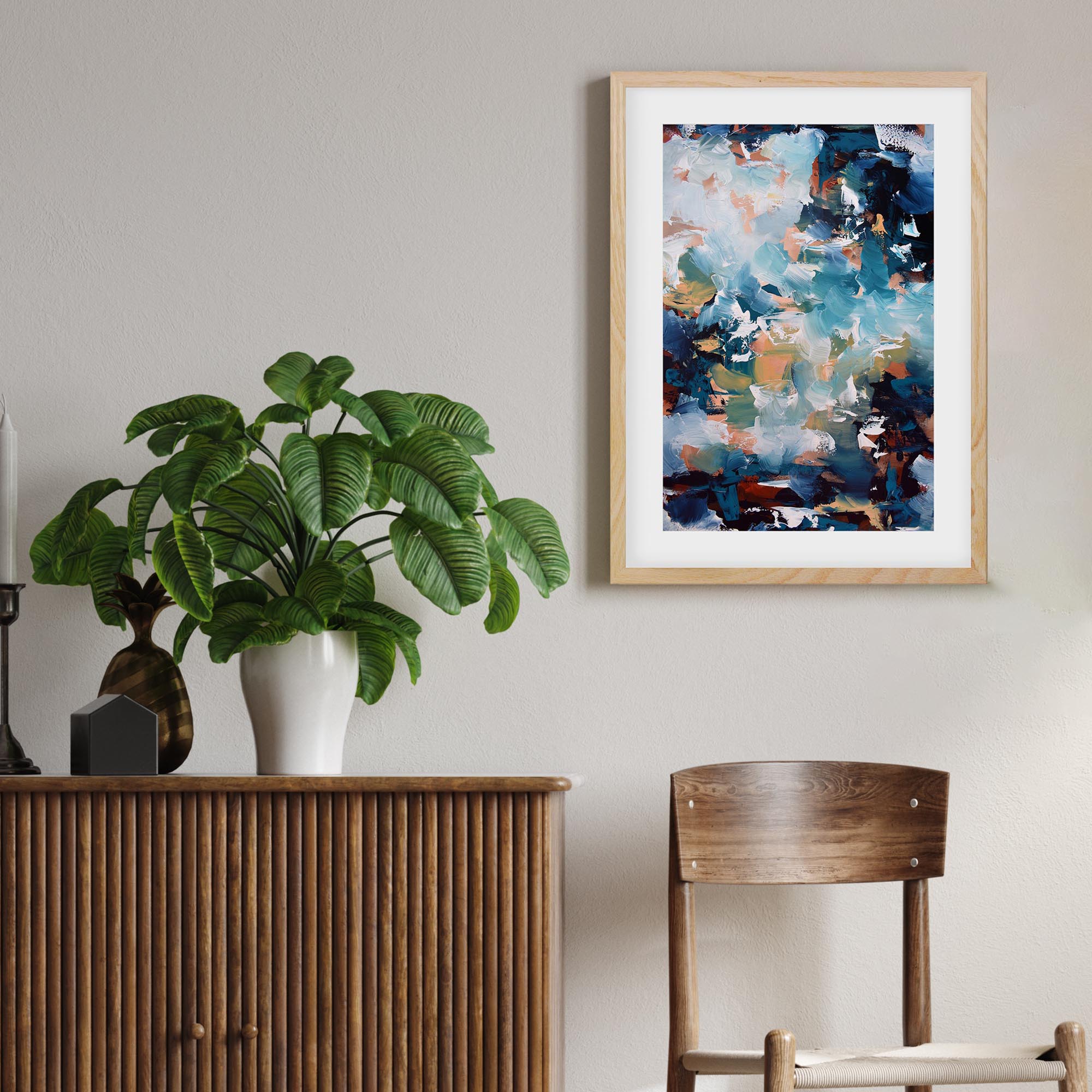 Abstract 473 Framed Art