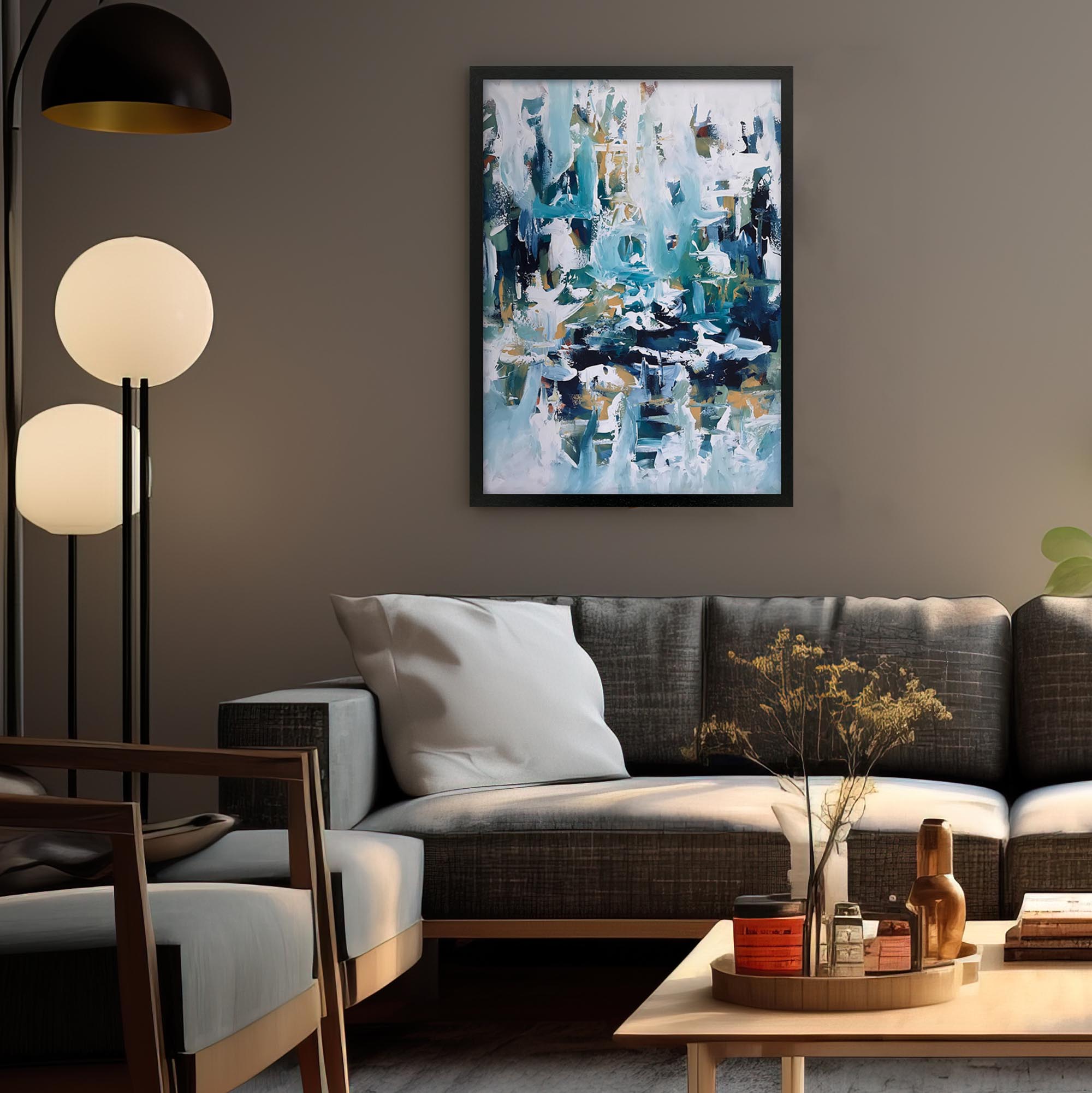 Abstract 103 Framed Art