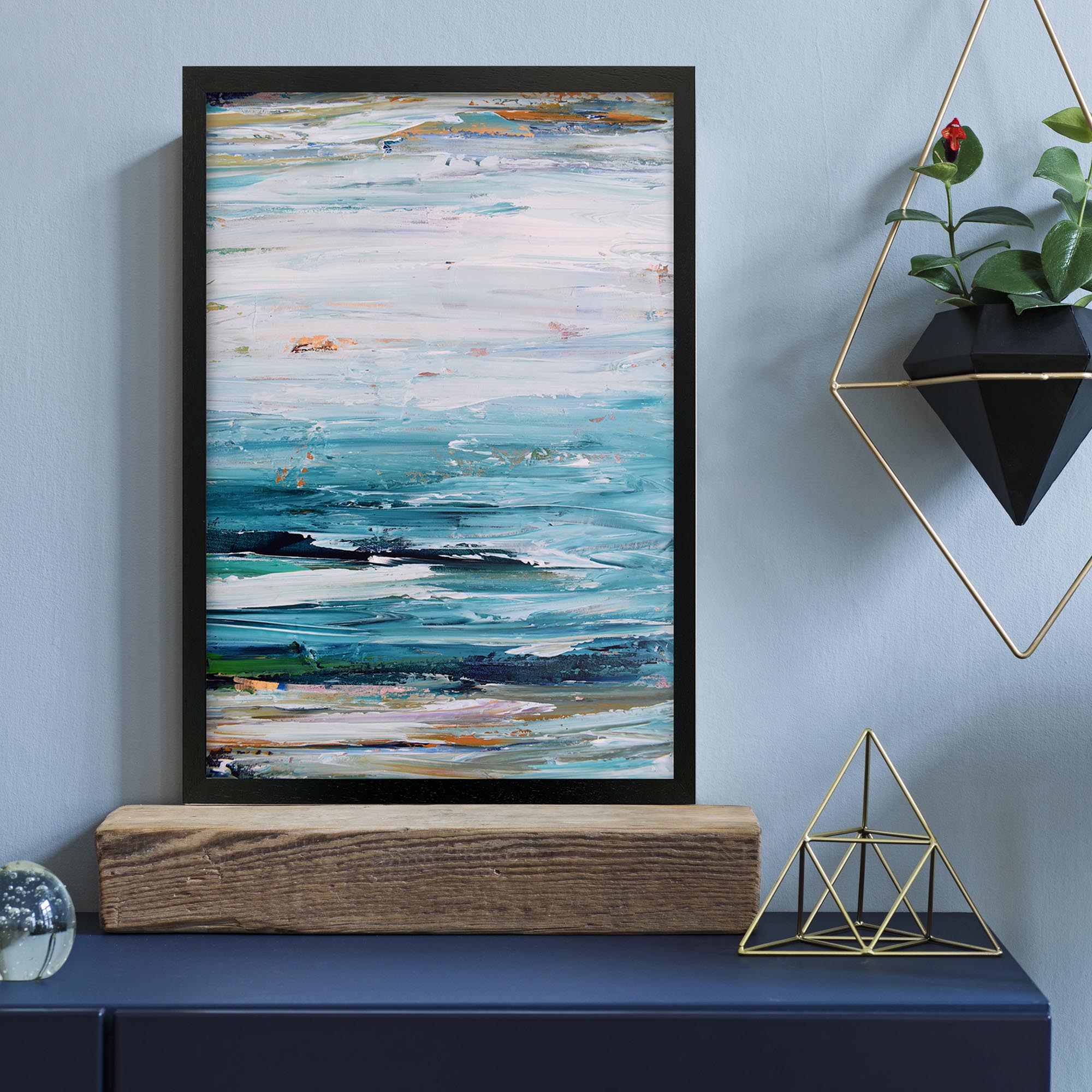 Abstract 290 Framed Art