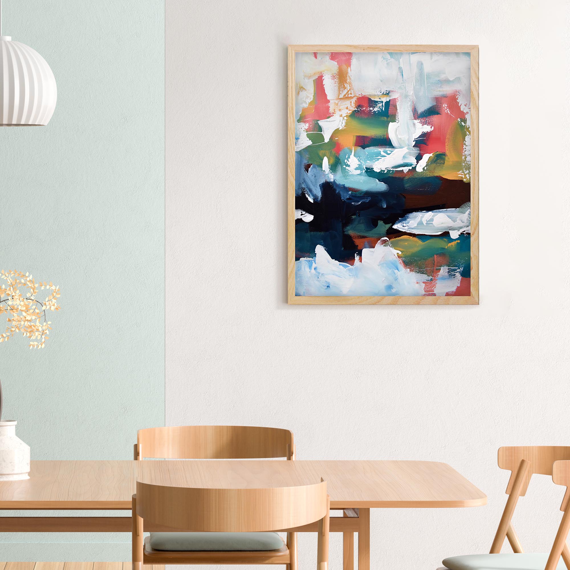 Abstract 192 Framed Art