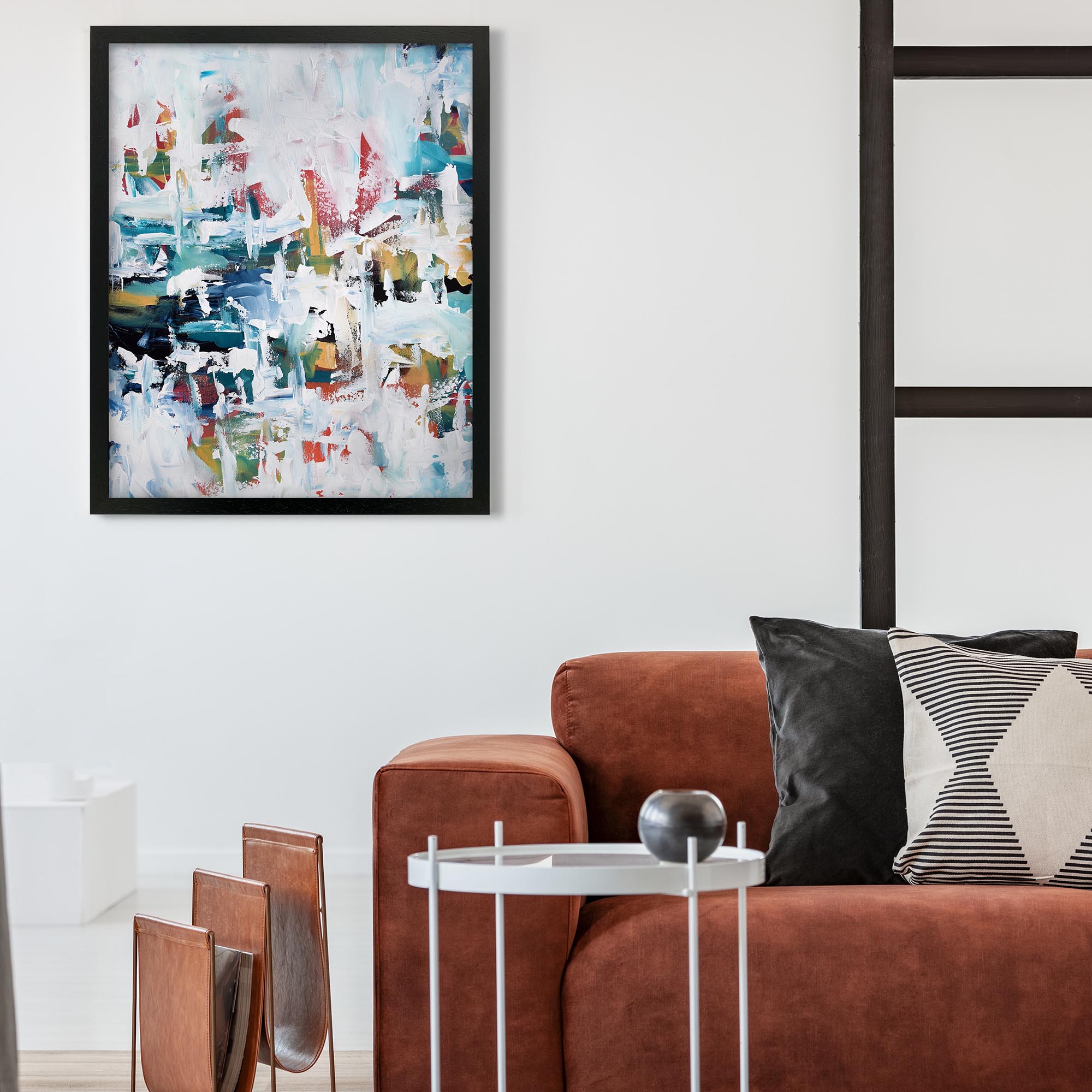 Abstract 195 Framed Art