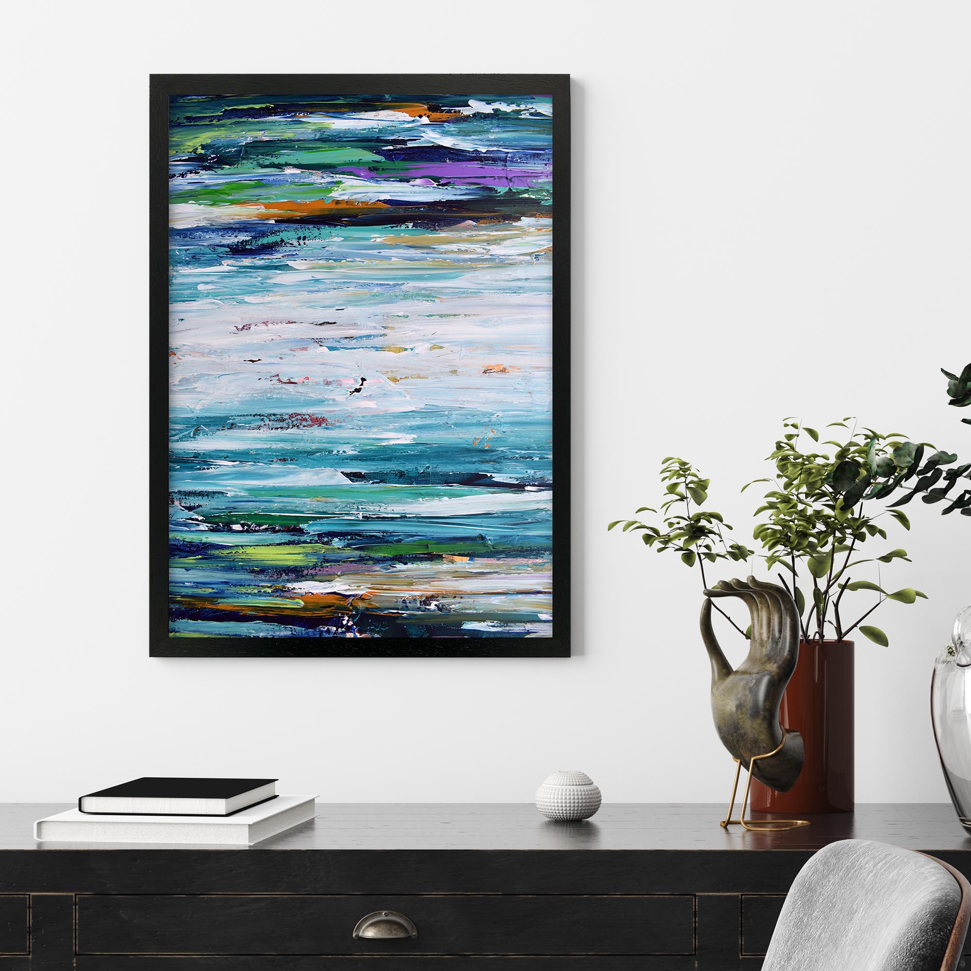 Abstract 285 Framed Art