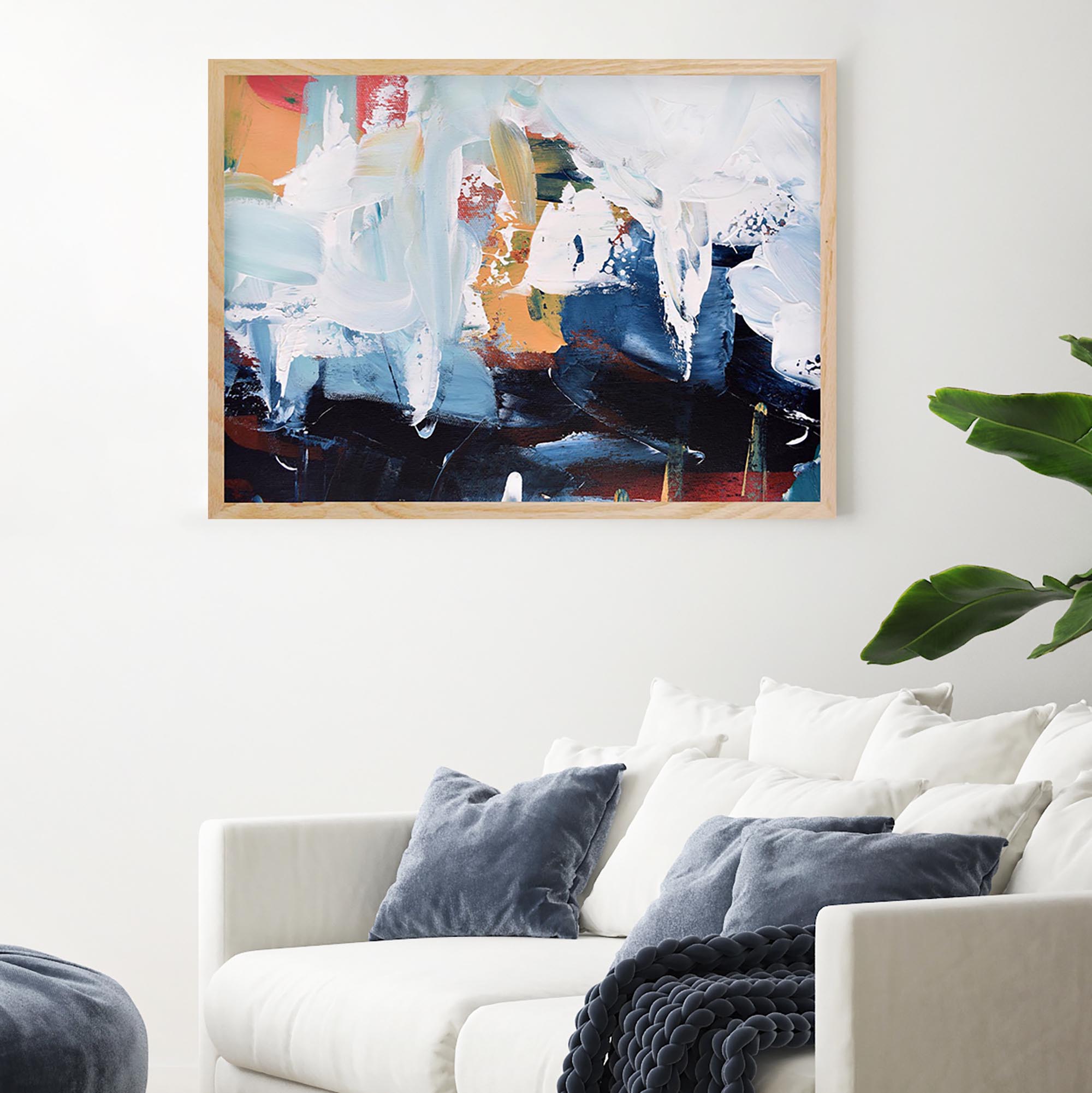 Abstract 219 Framed Art