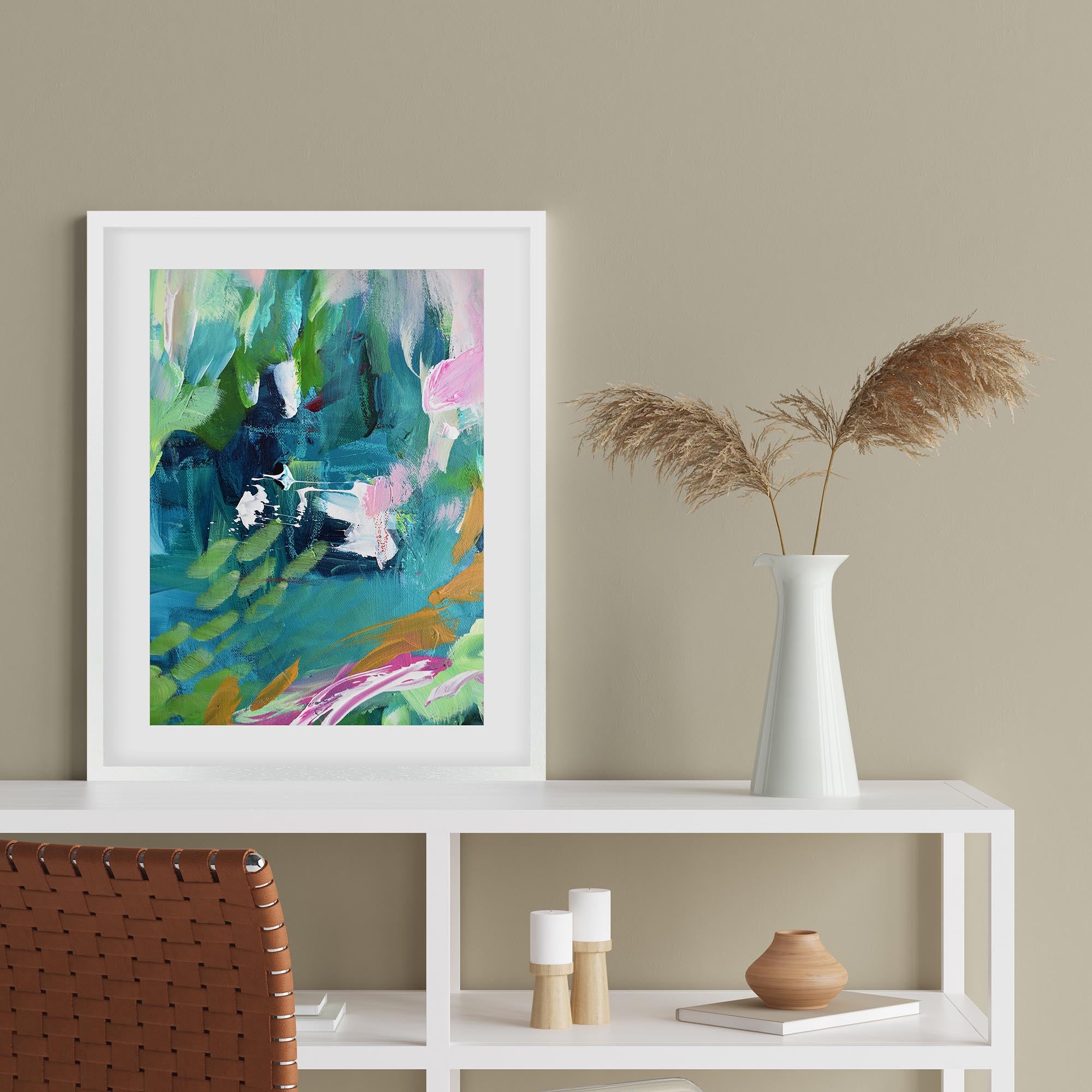 Abstract 144 Framed Art