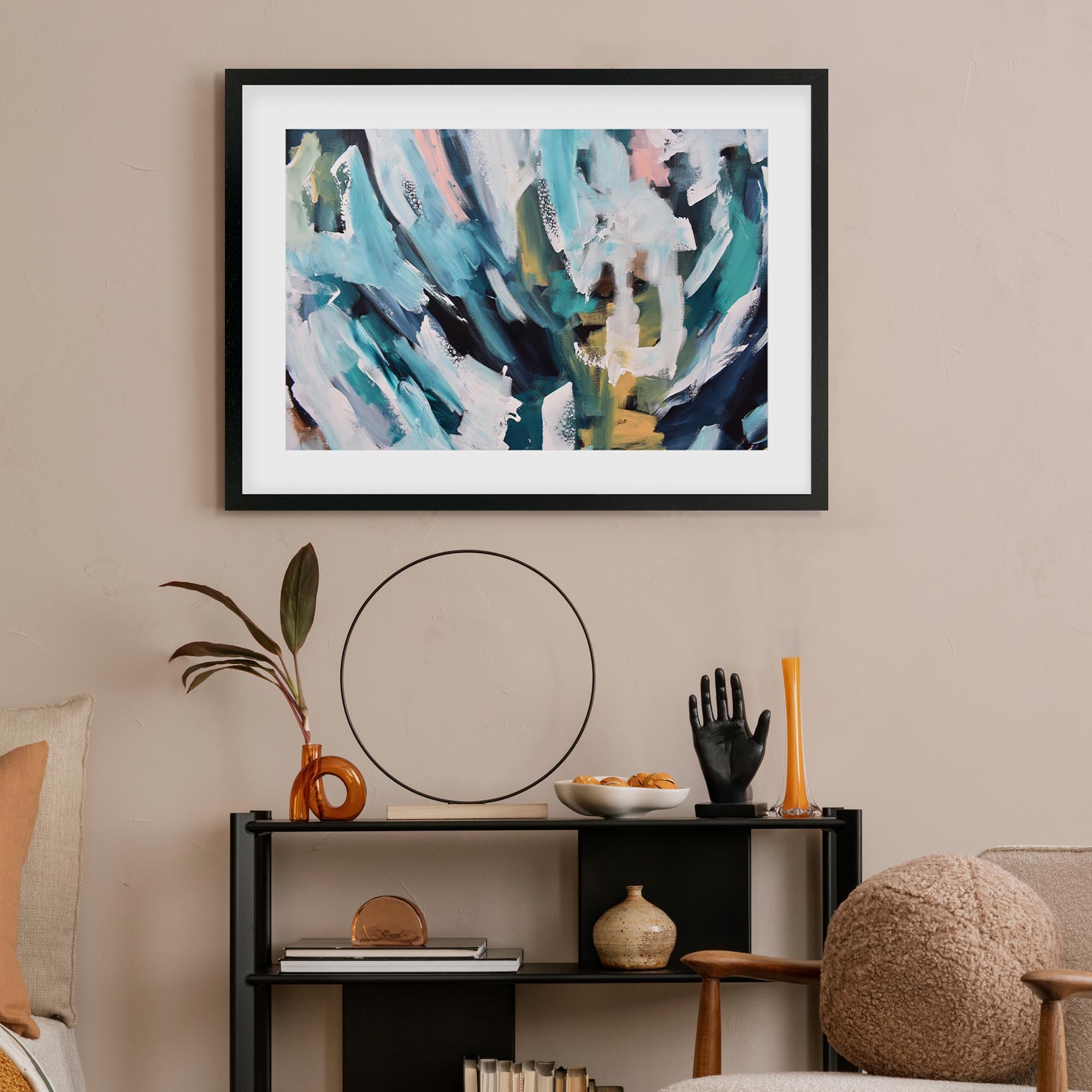 Abstract 170 Framed Art