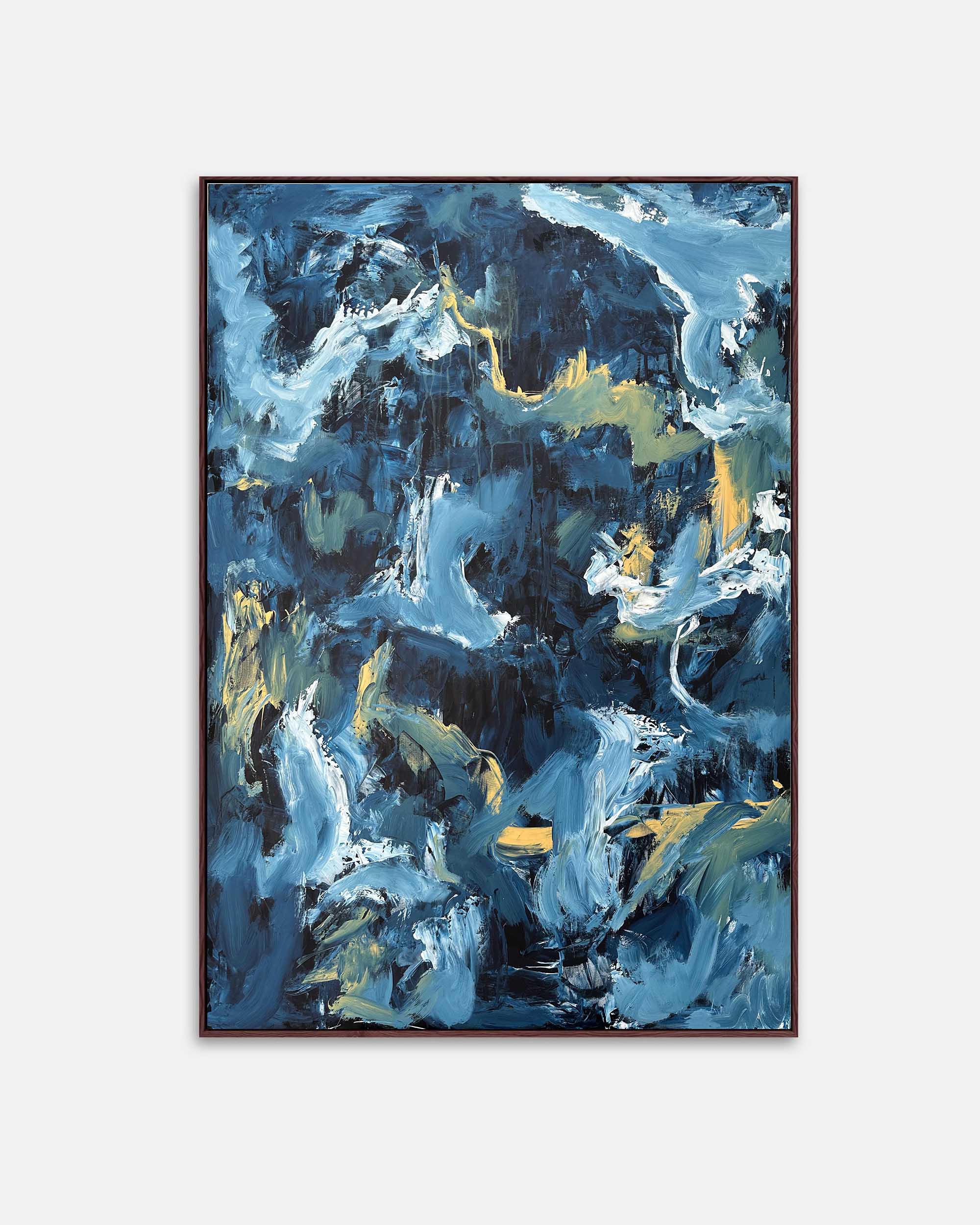 Underneath The Starlit Sky | Diptych Original Paintings | 200x150cm