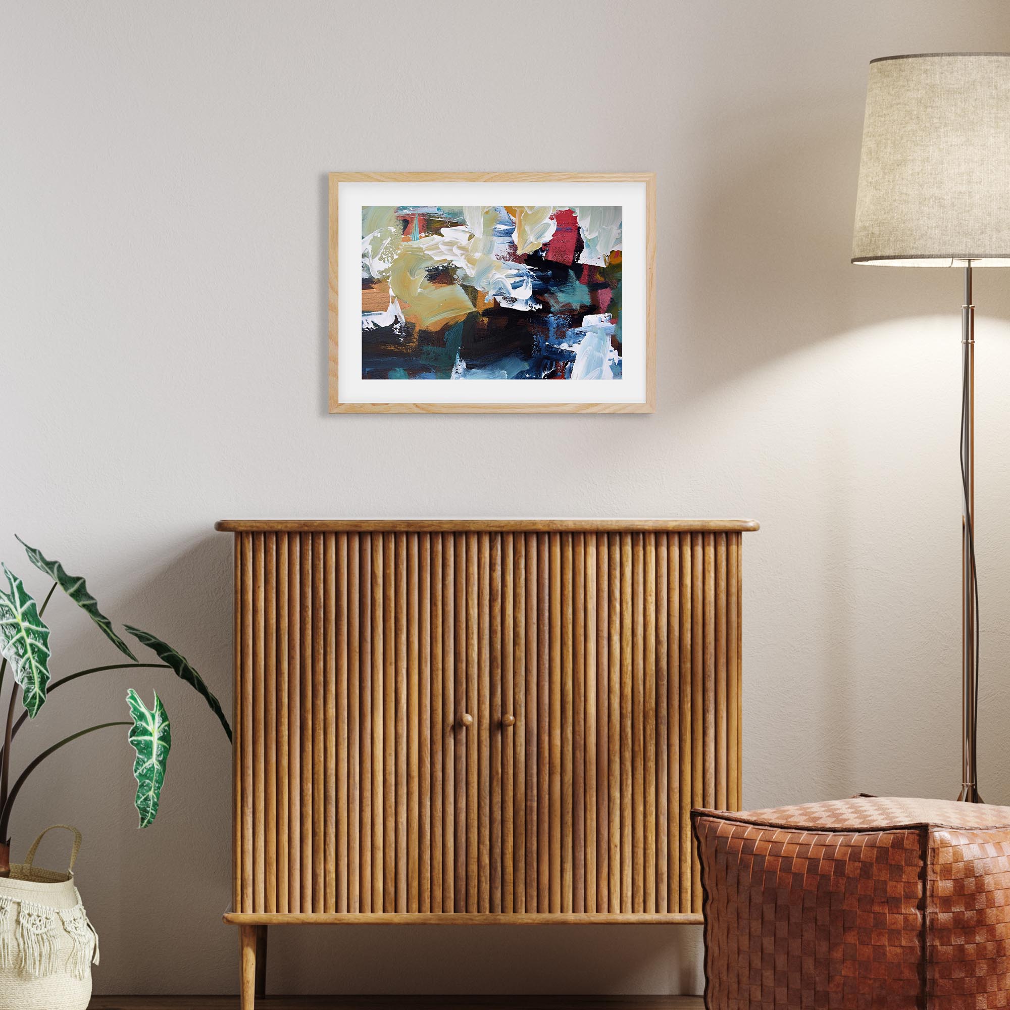 Abstract 298 Framed Art