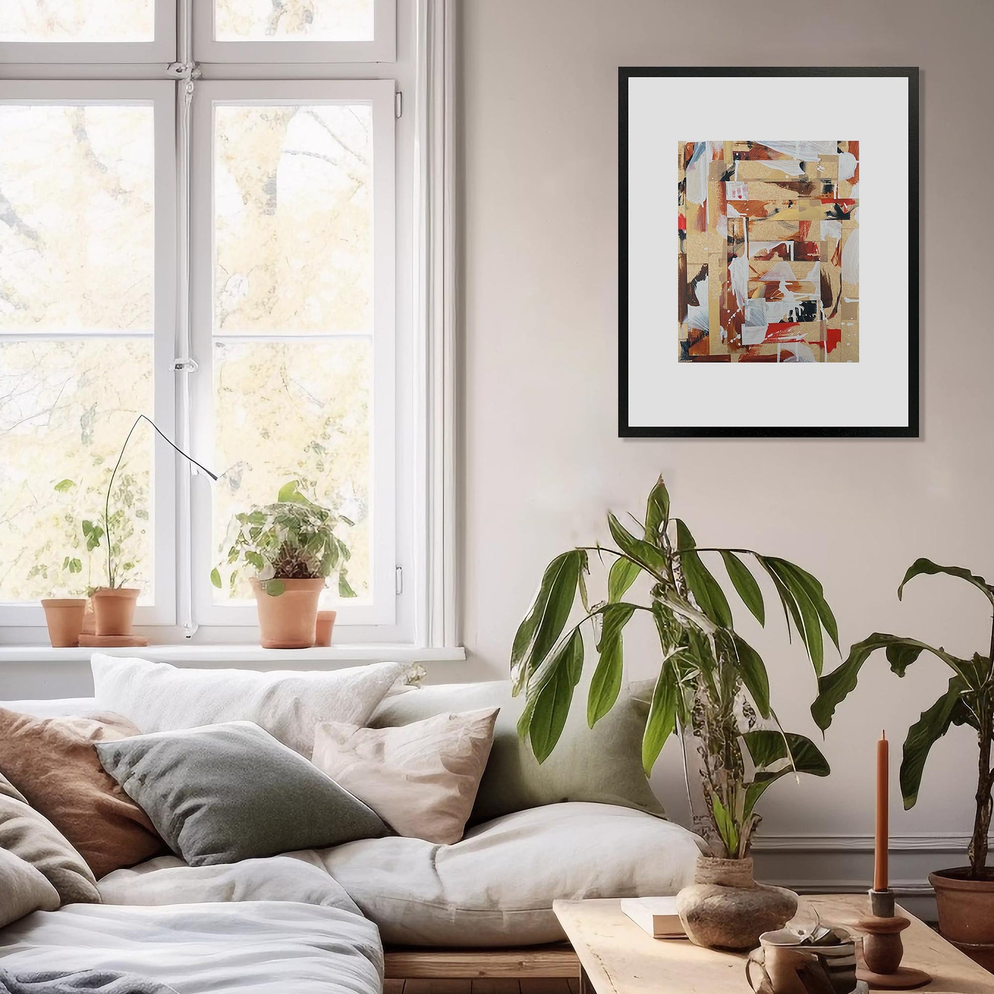 Hysterical Part 1 - Original Painting-Abstract House