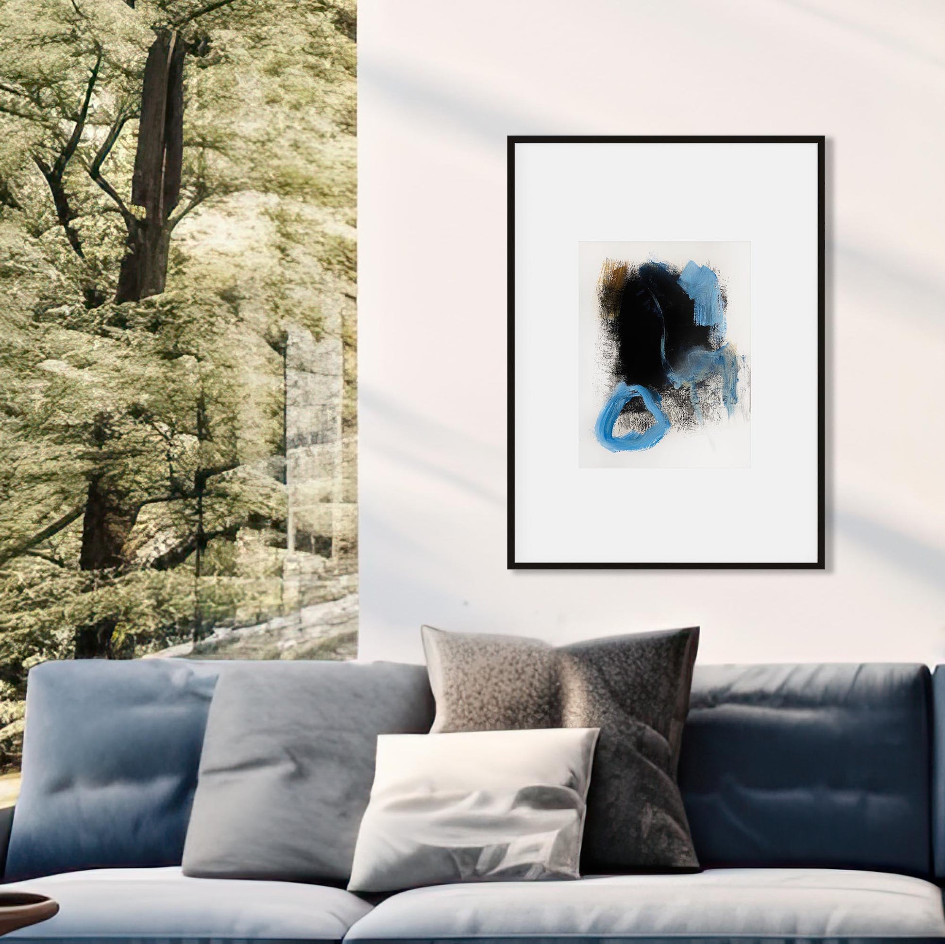 Palette No7 Original Painting-Abstract House