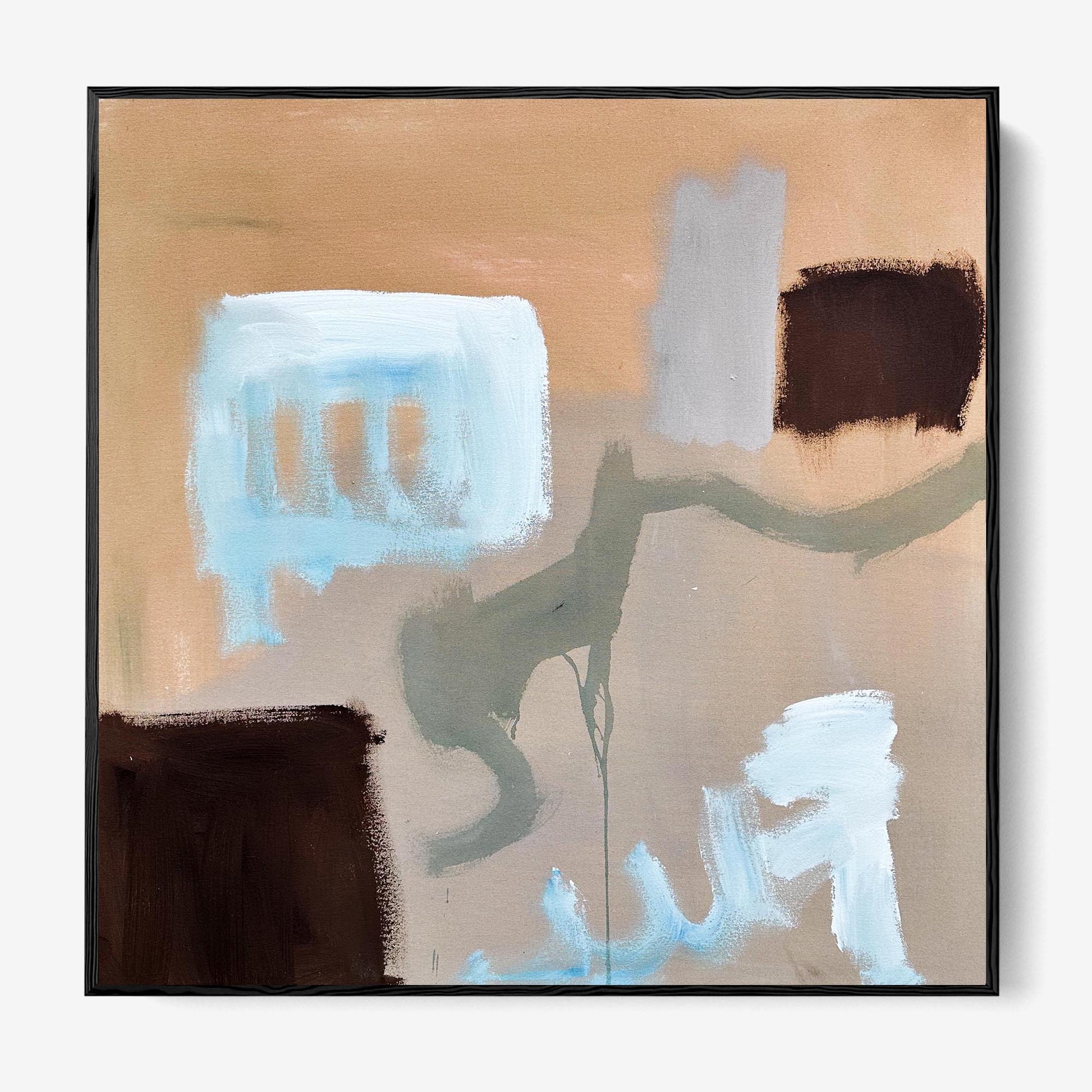 The Little Things In Life II - Original Painting-Abstract House