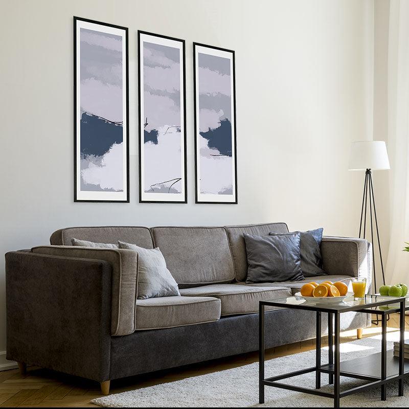 Ocean View Framed Art Set-framed-Wall Art Print Set Of 3-Abstract House