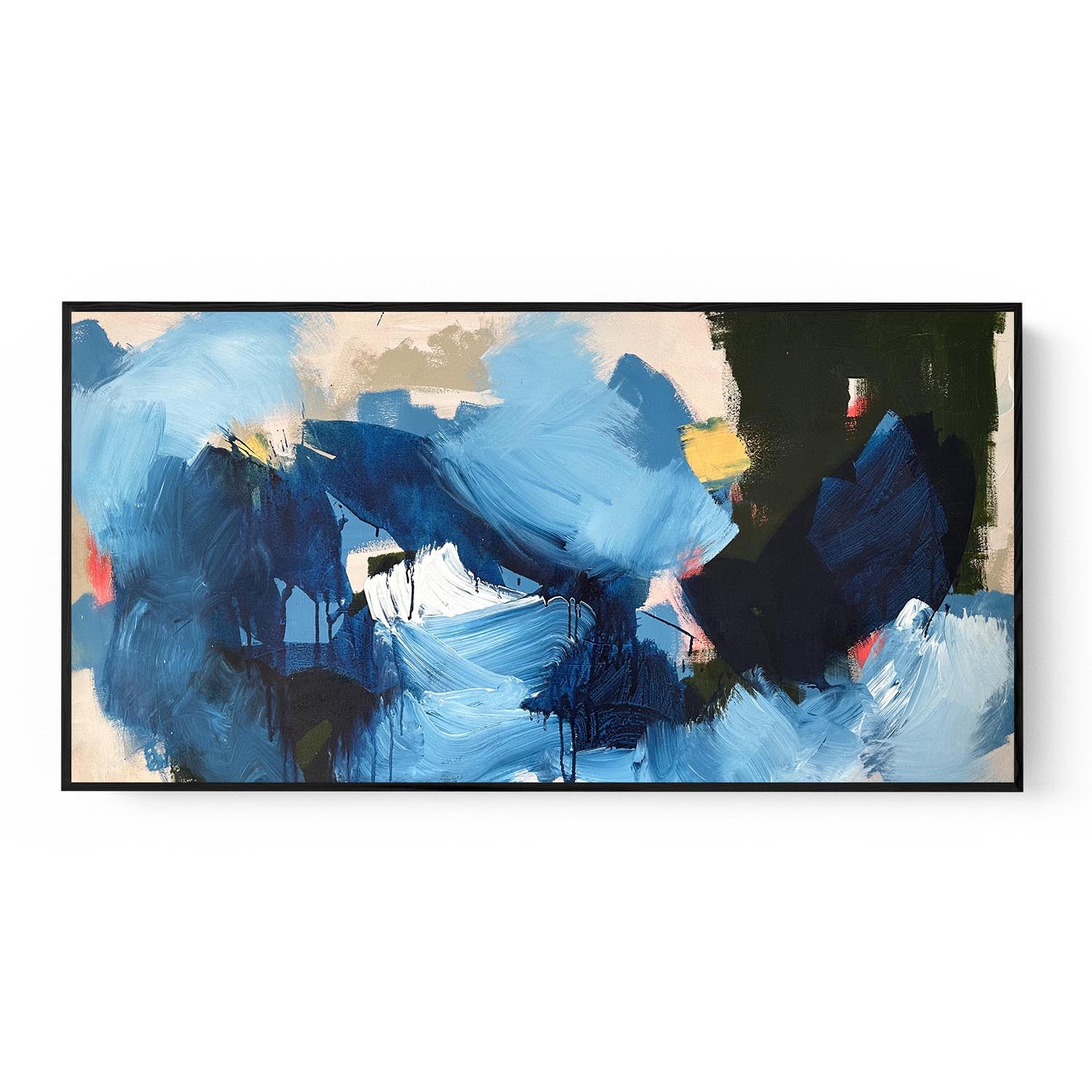 Strong Current - Original Painting-Abstract House