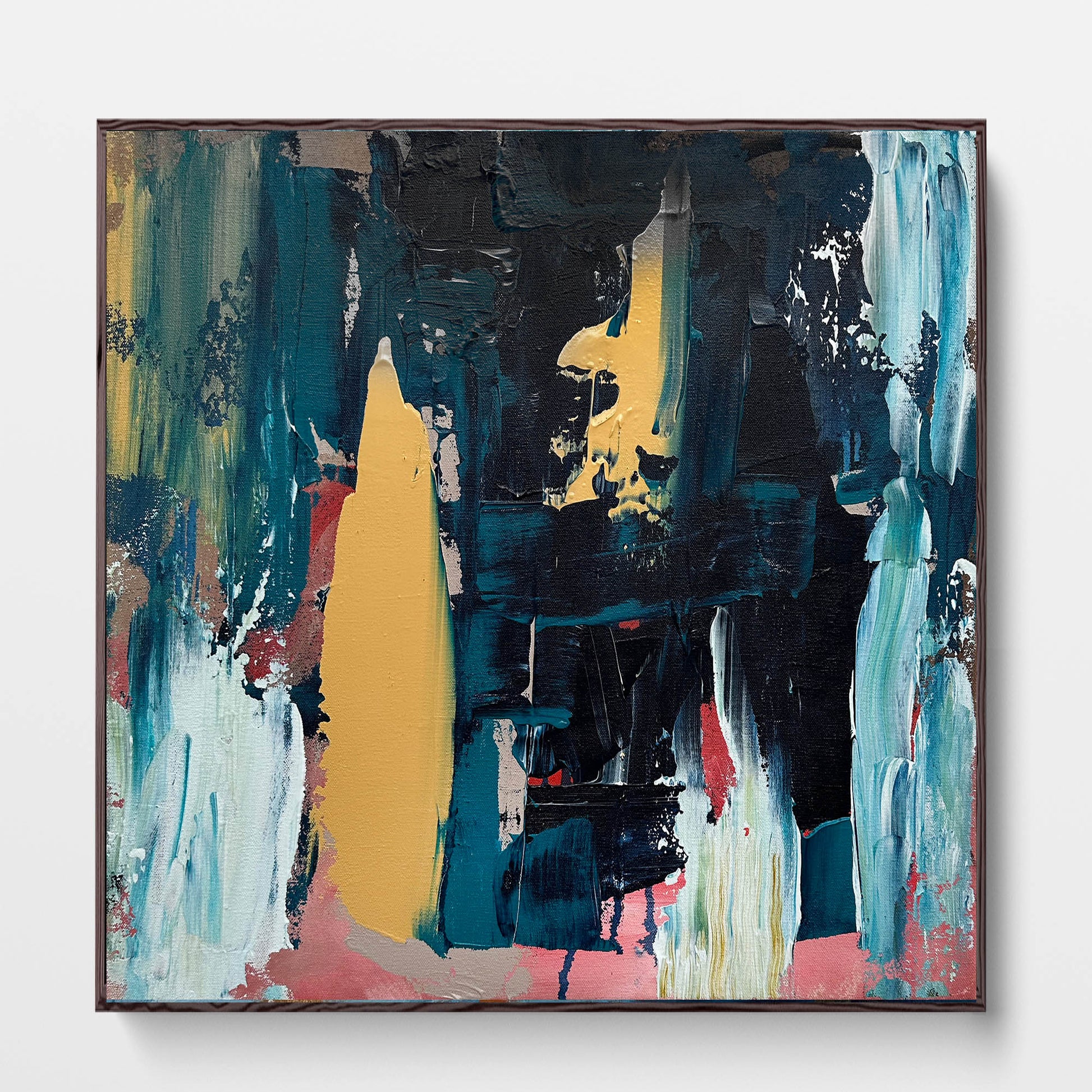 Wanting To Be Free - Original Painting-Abstract House