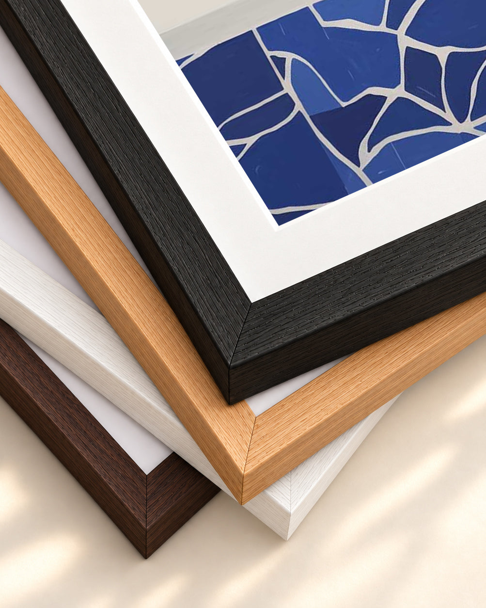 Fruit Bowl Study Art Print — framed print corner with 5 cm mount and bevel