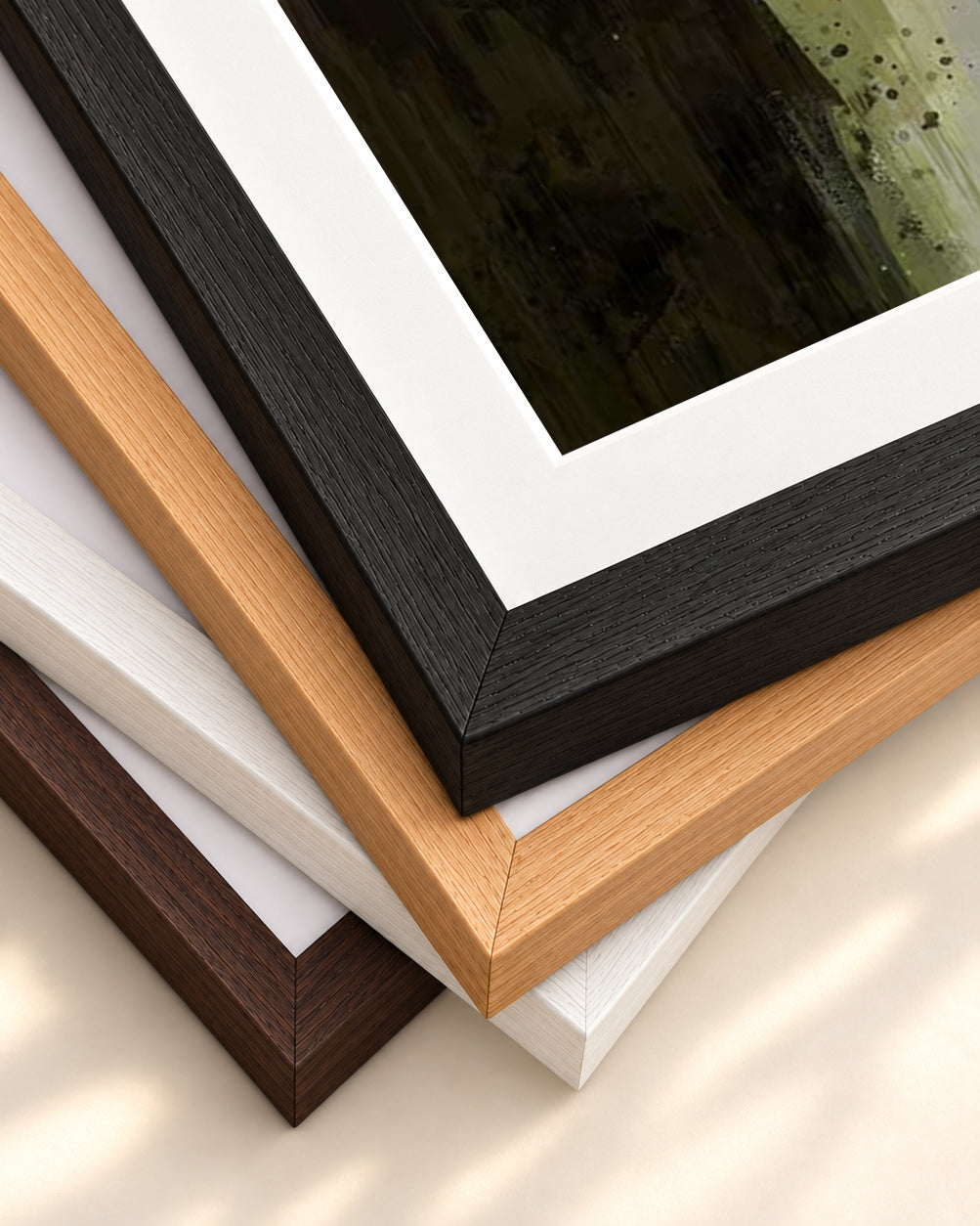 Fruit Still Life Art Print — framed print corner with 5 cm mount and bevel