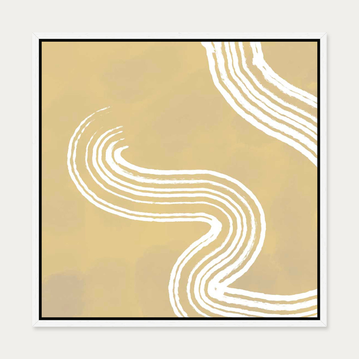 Full House Canvas Art — 50 x 50 cm — White Frame