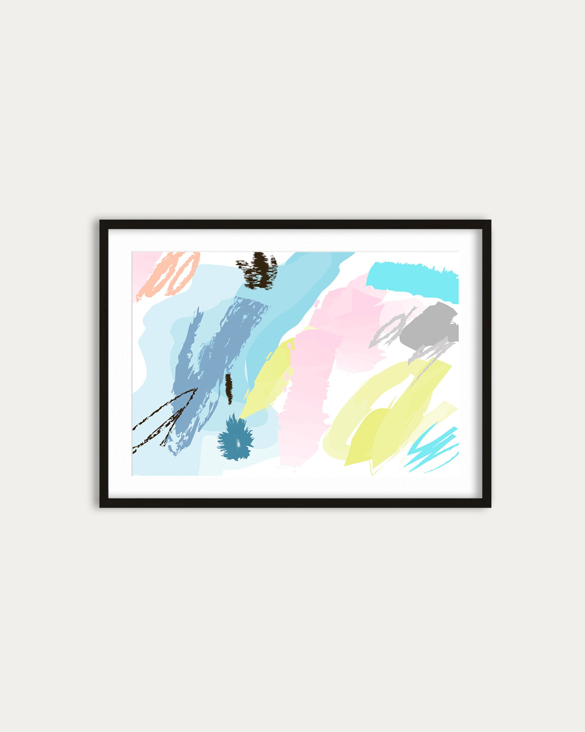 Colourful Illustration Art Print