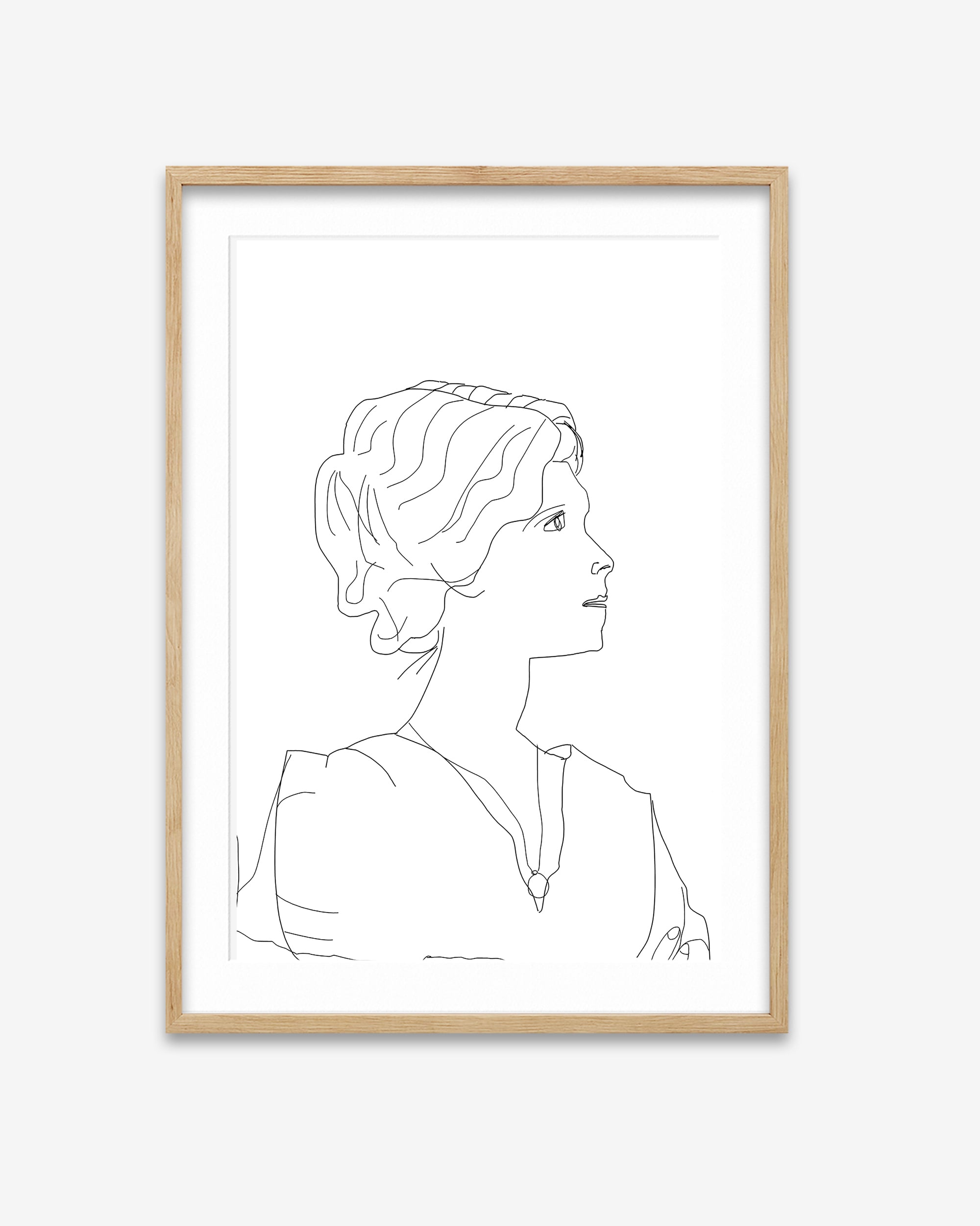 Picasso Female Portrait Art Print