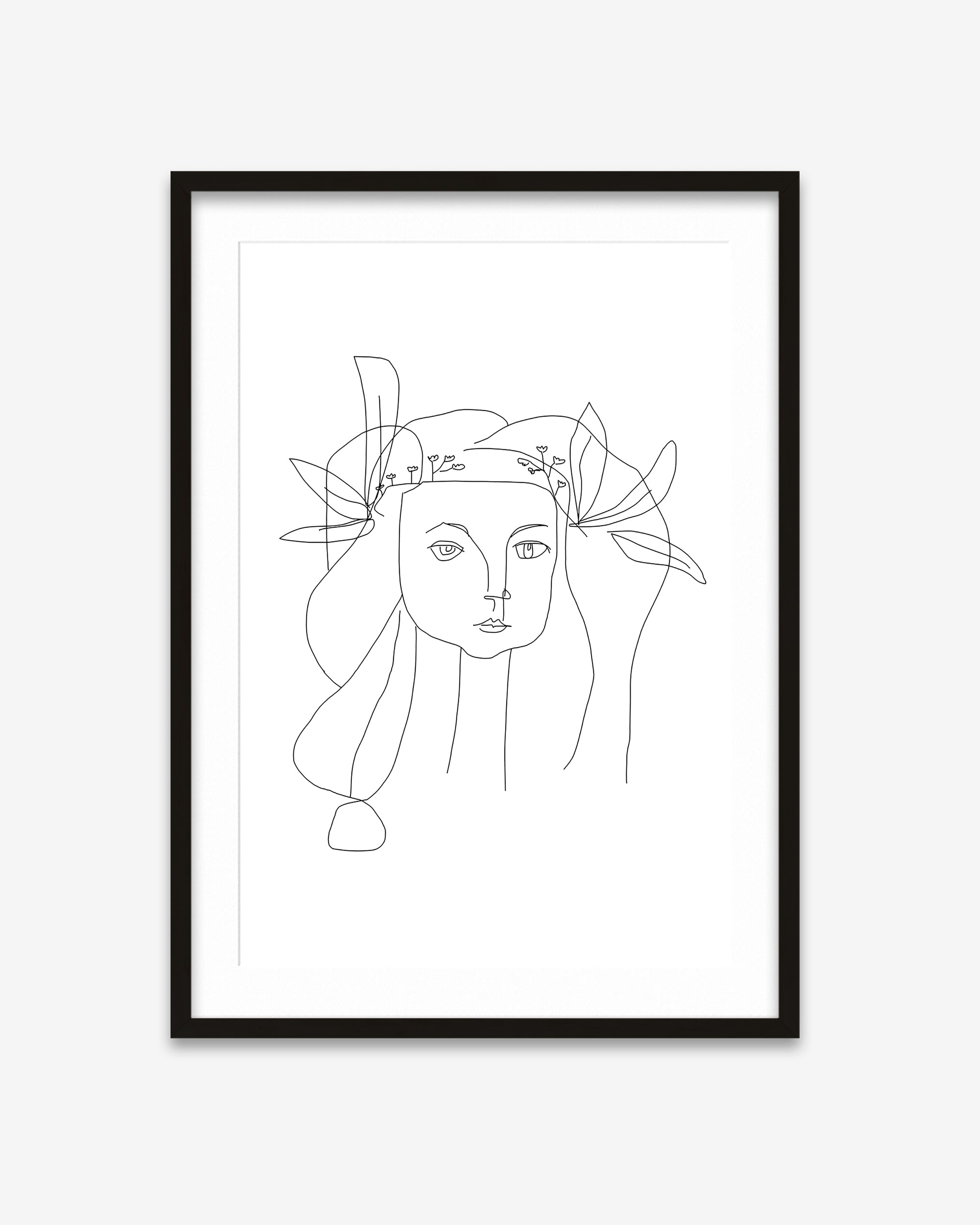 Picasso Female Face Art Print