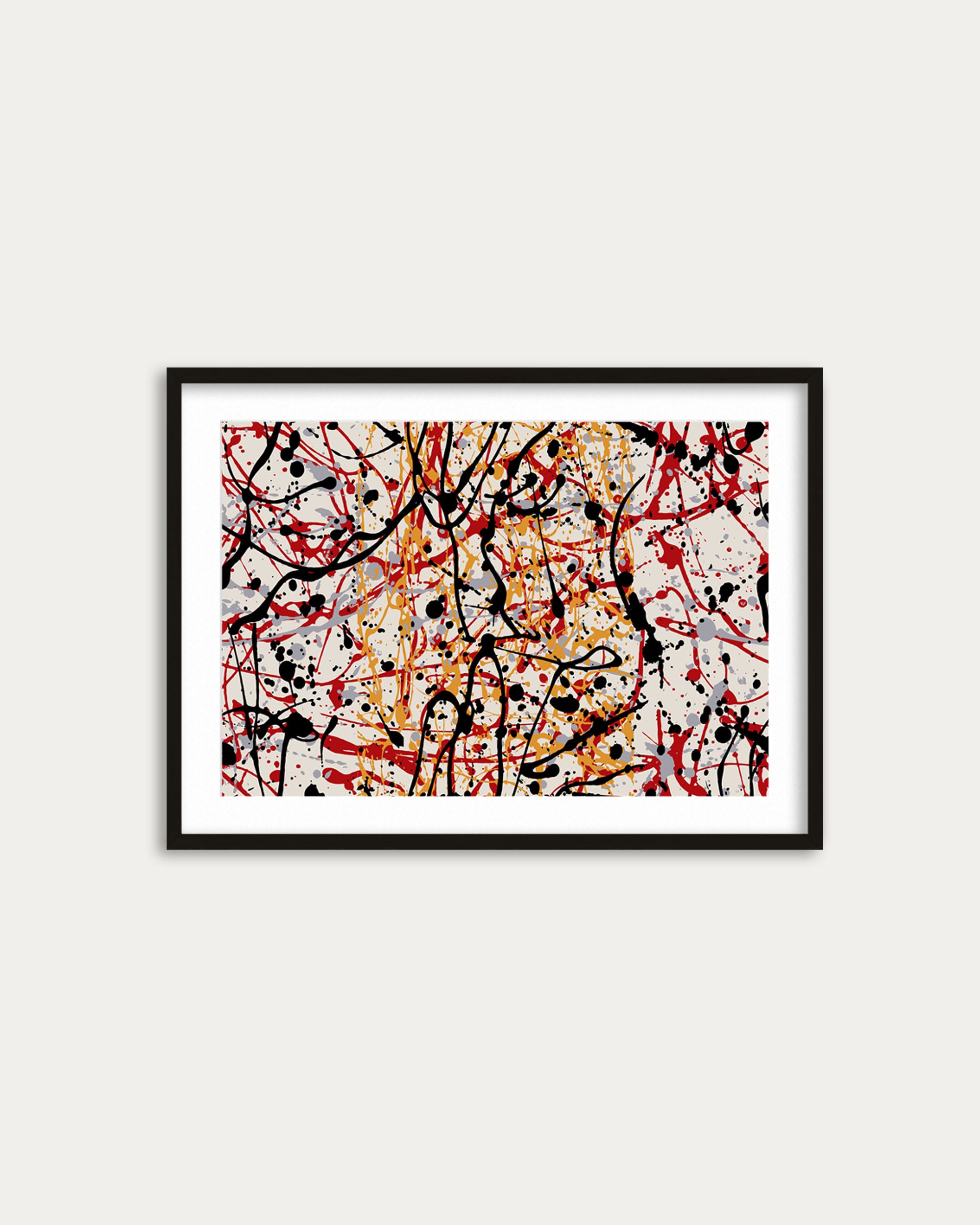 Homage To Pollack Art Print
