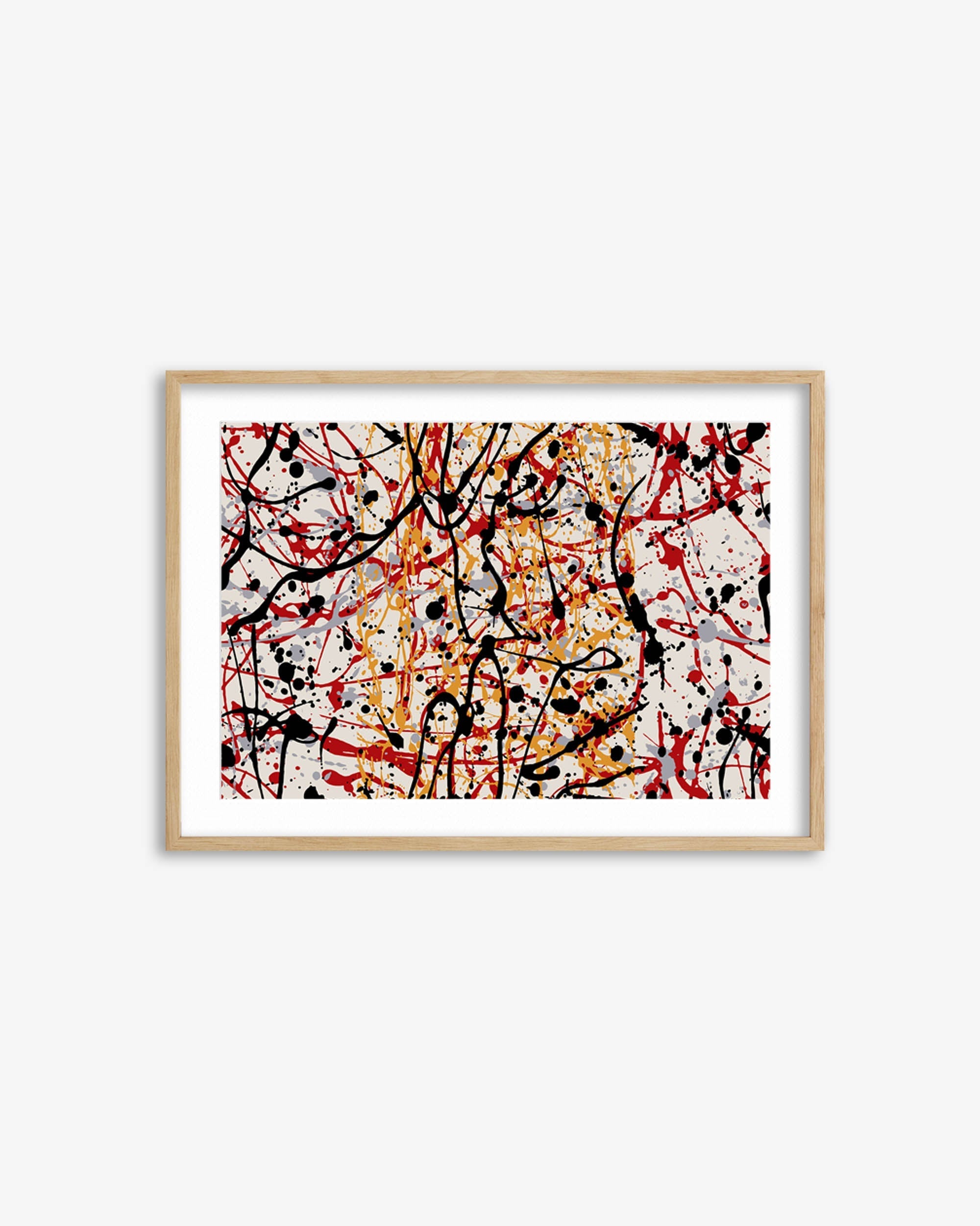 Homage To Pollock Art Print