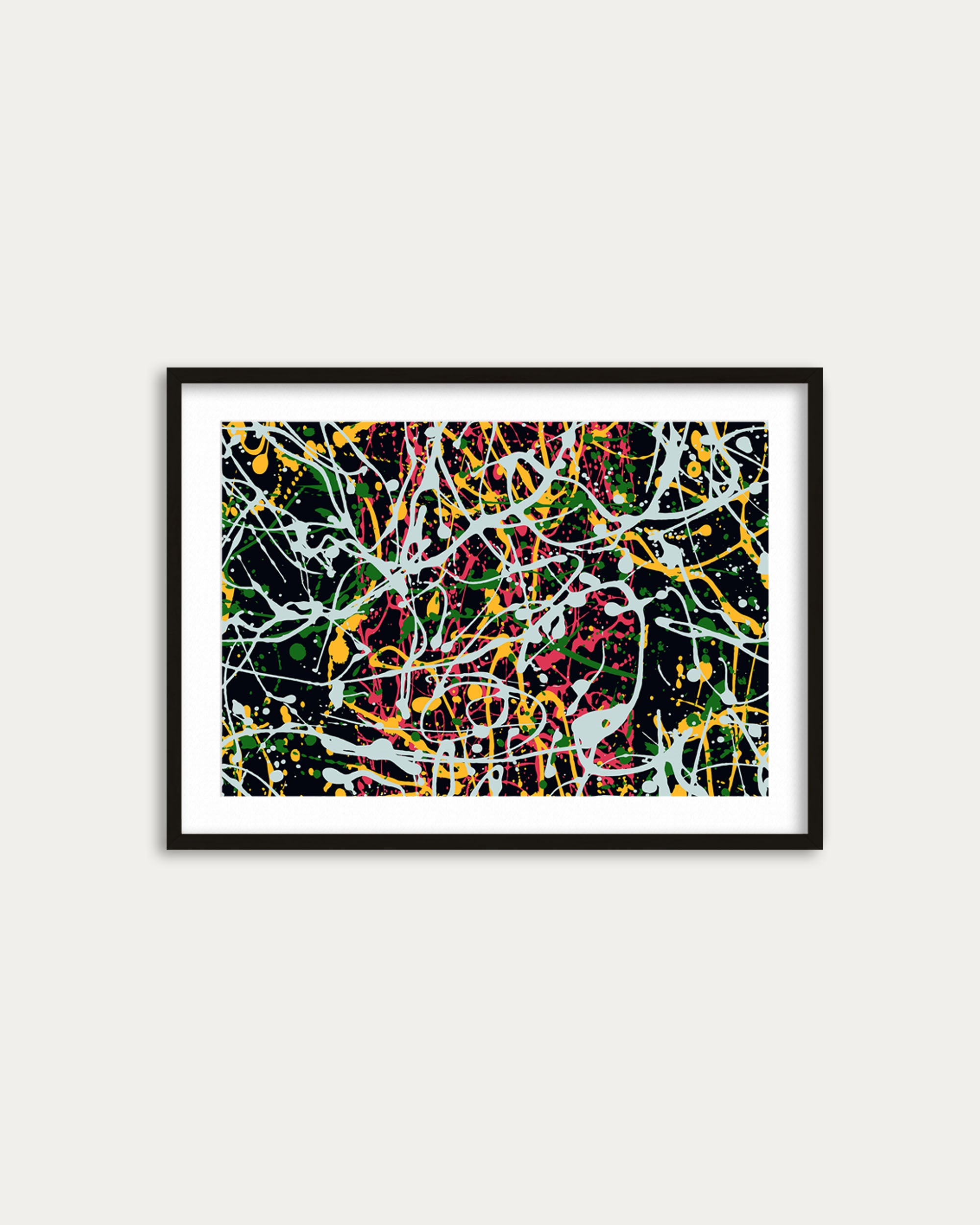 Homage To Pollack II Art Print
