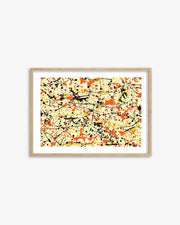 Homage To Pollock IV Art Print