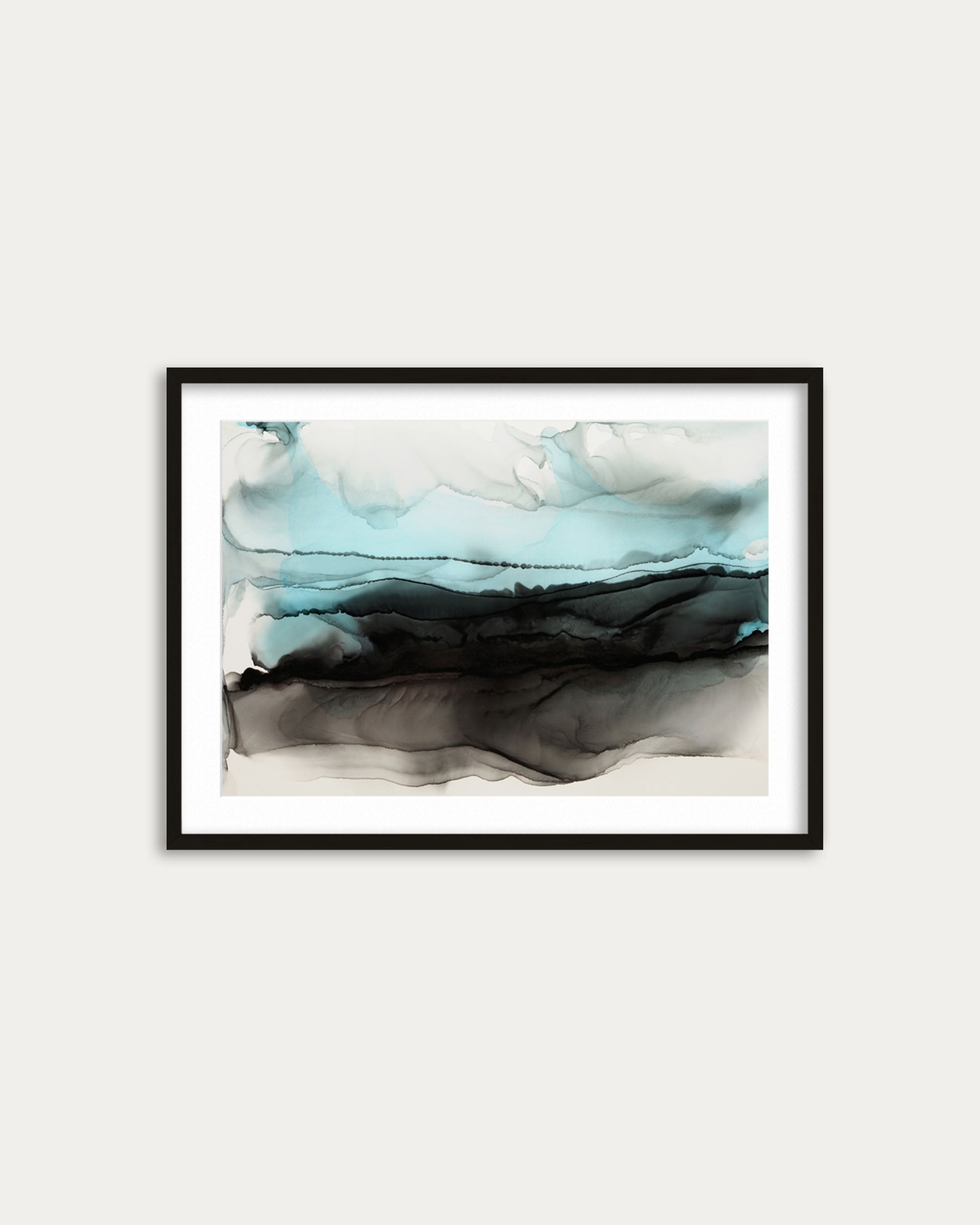 Watercolour Abstract Landscape Art Print