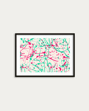 Homage To Pollock V Art Print