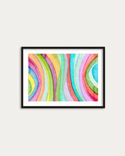 Watercolour Rainbow Art Print
