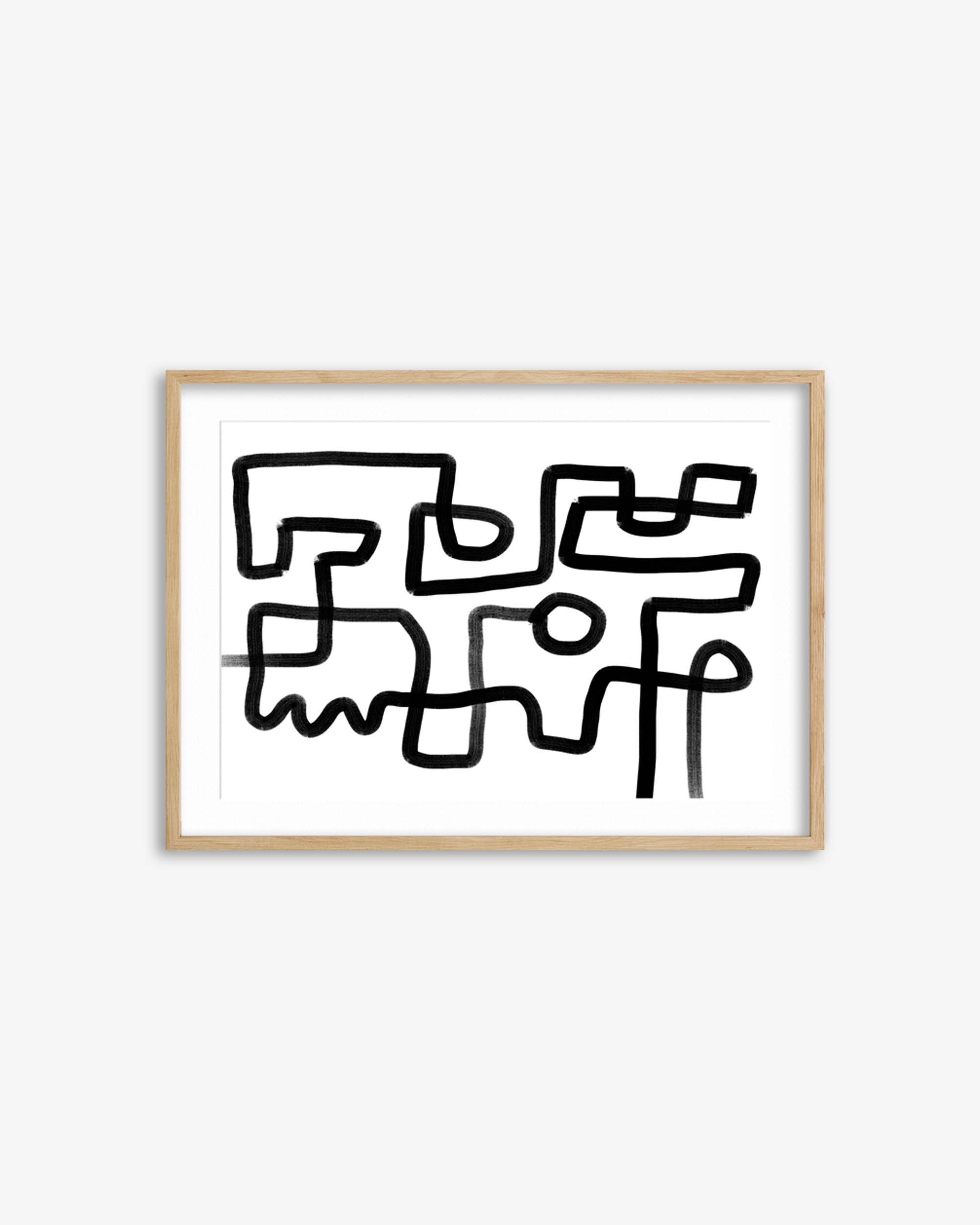 The Maze Abstract Art Print