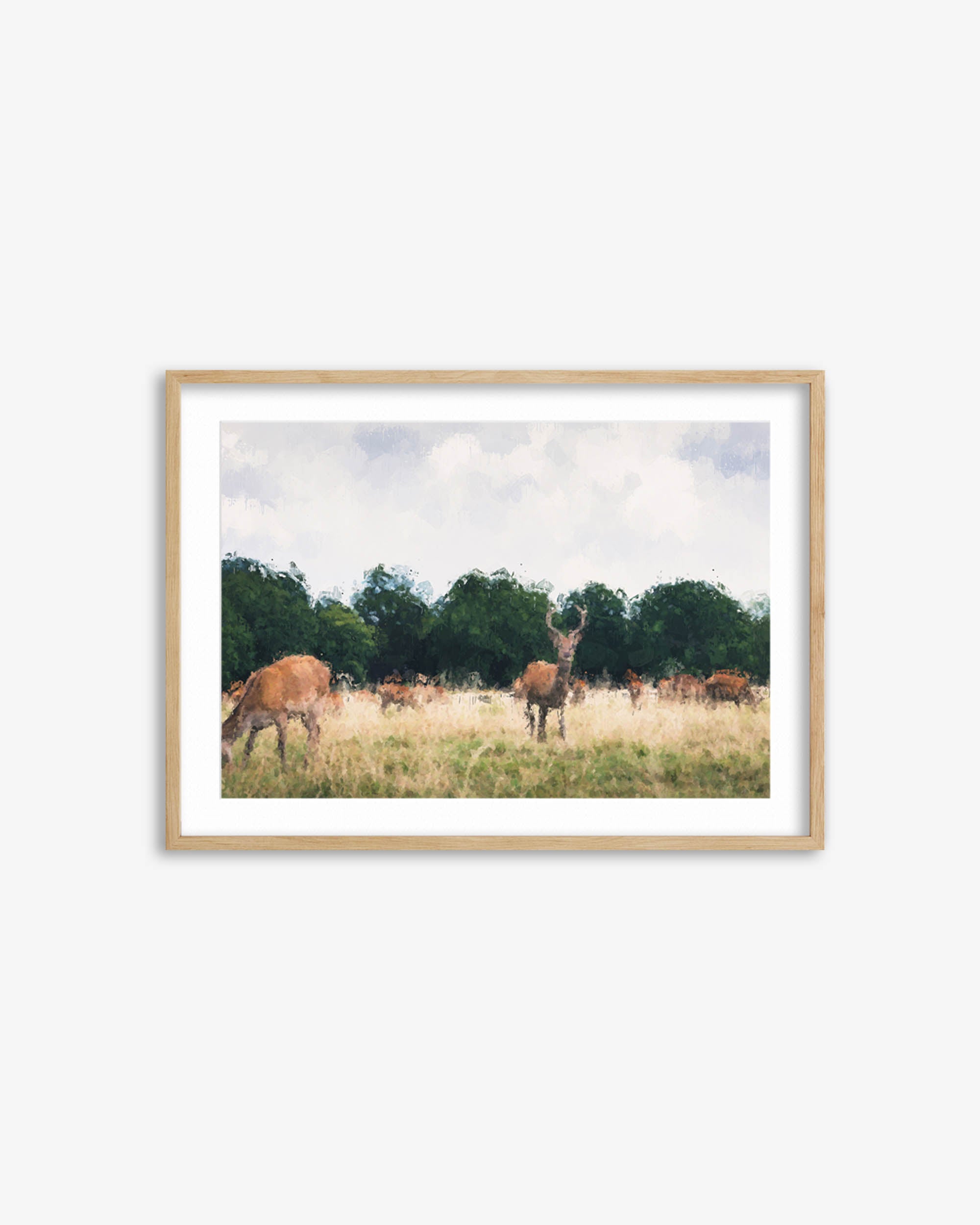Richmond Park Impressionist Art Print