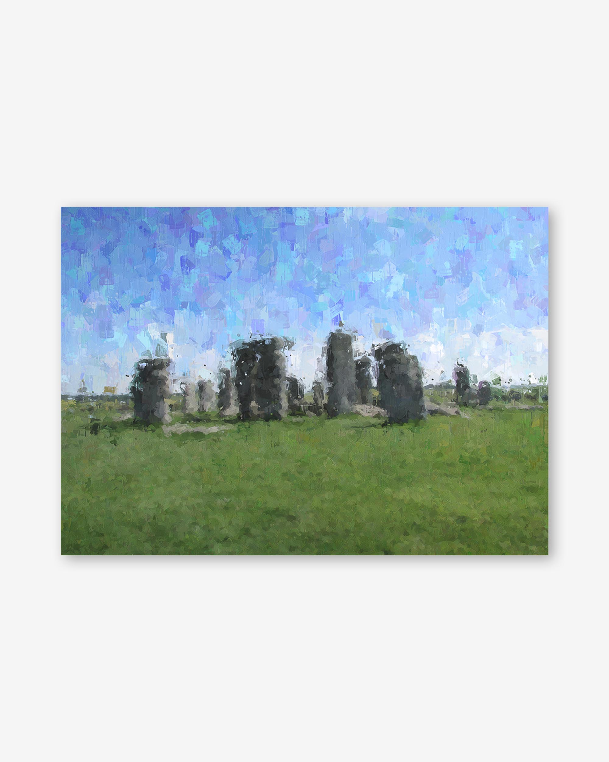 Brushed Stonehenge Art Print