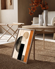 Retro Geometries VII Art Print