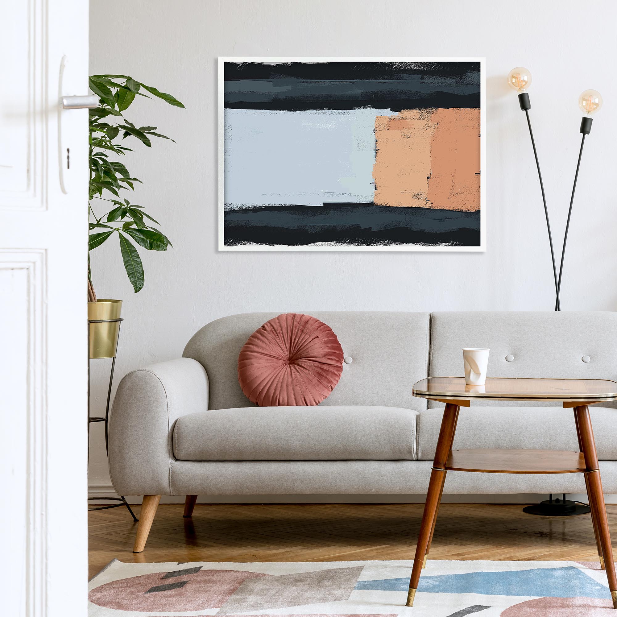 Abstract Colours Framed Print