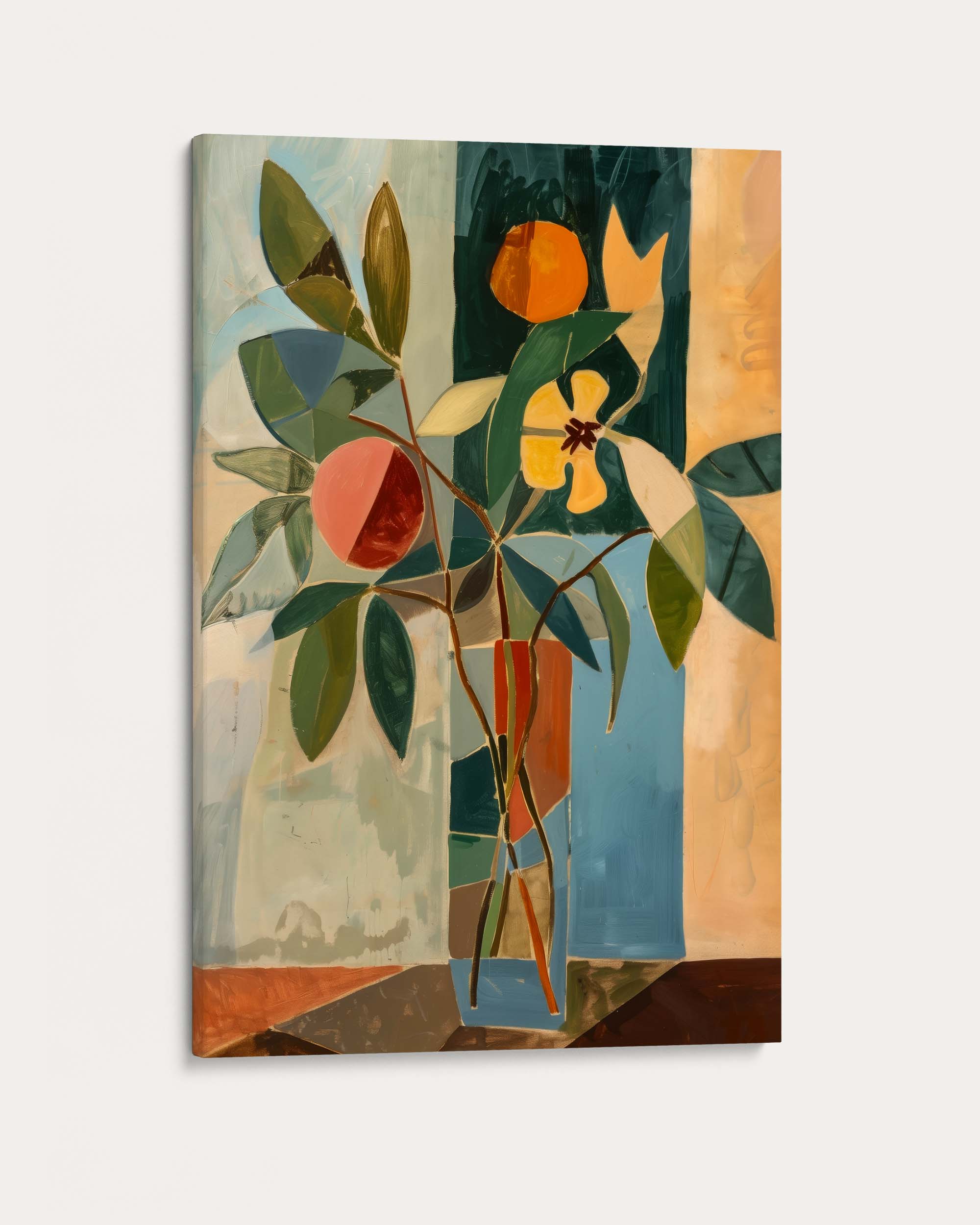 Mosaic Flowers Wall Art