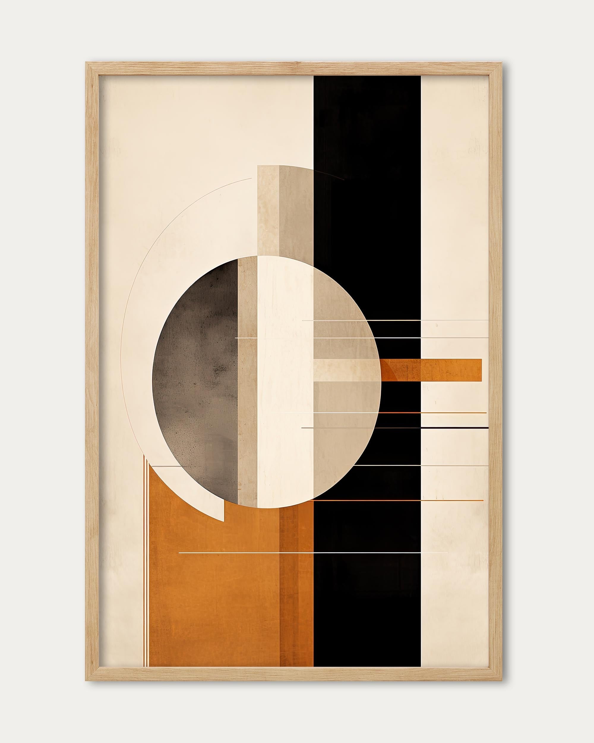 Retro Geometries VI Art Print