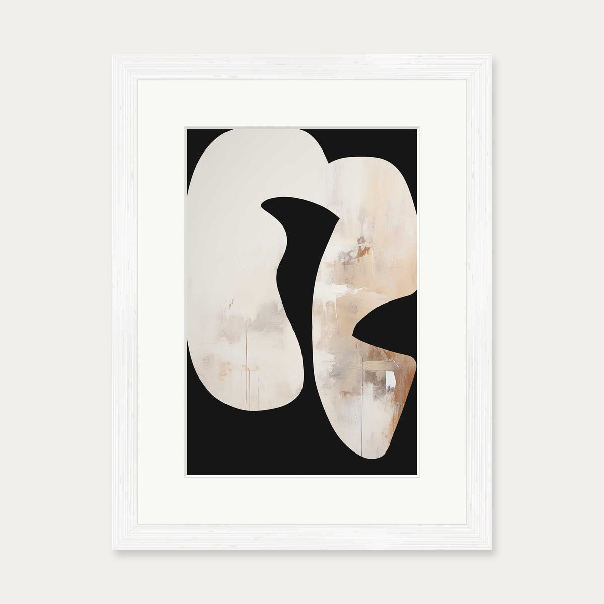 Gliding Expression III Art Print — 30 x 40 cm — White Frame