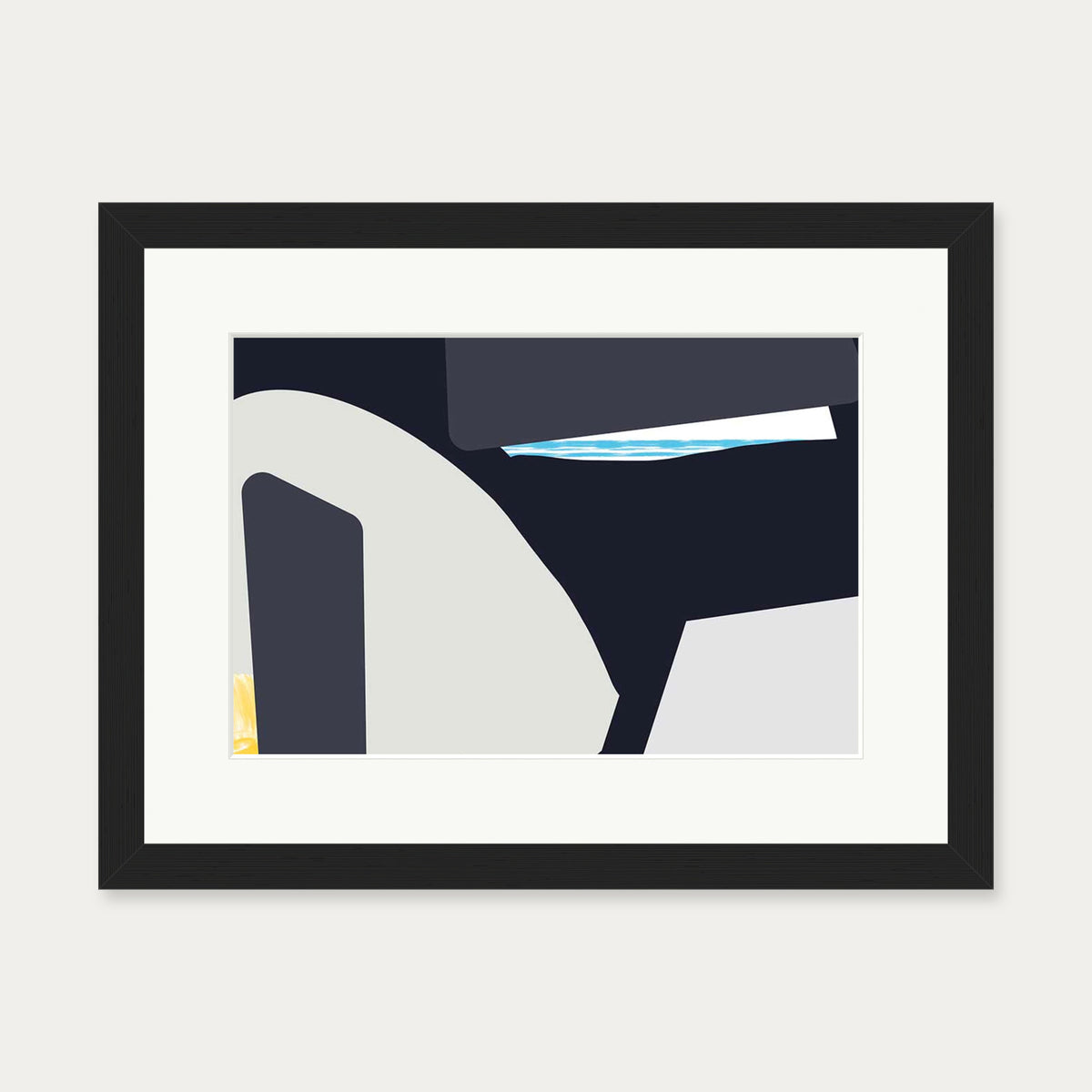 Going Places Art Print — 30 x 40 cm — Black Frame
