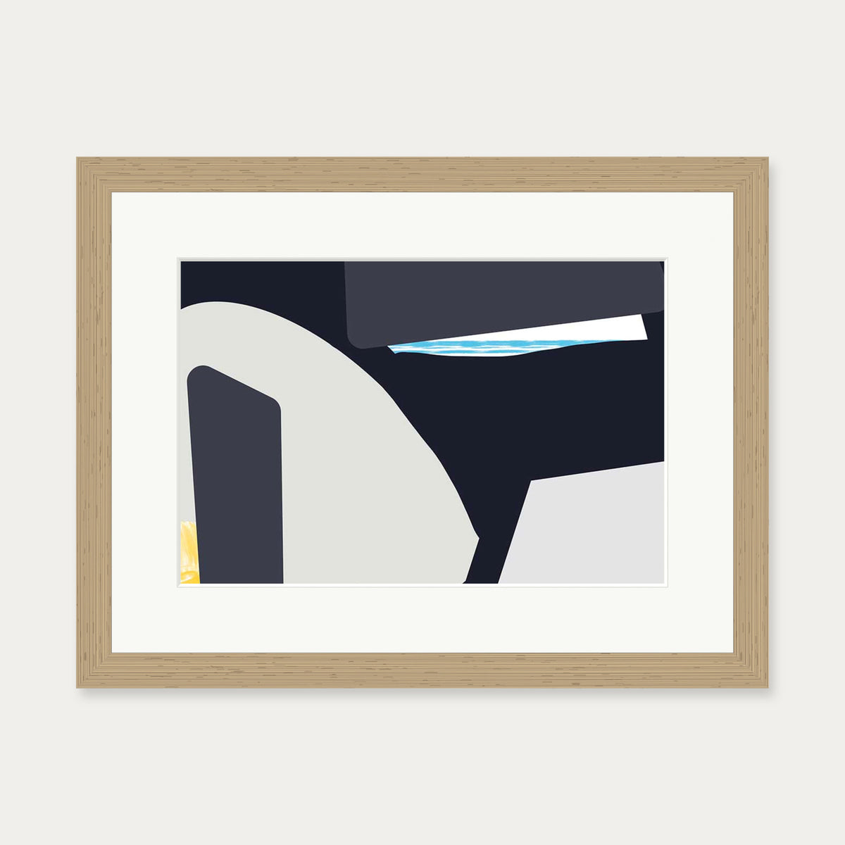 Going Places Art Print — 30 x 40 cm — Oak Frame