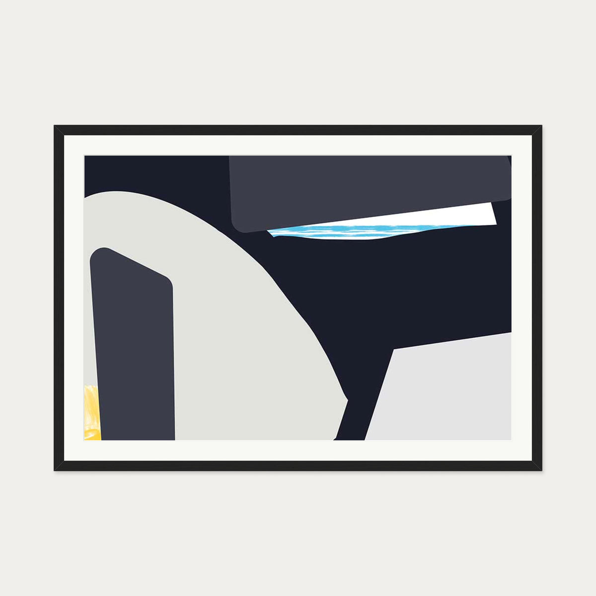 Going Places Art Print — 70 x 100 cm — Black Frame