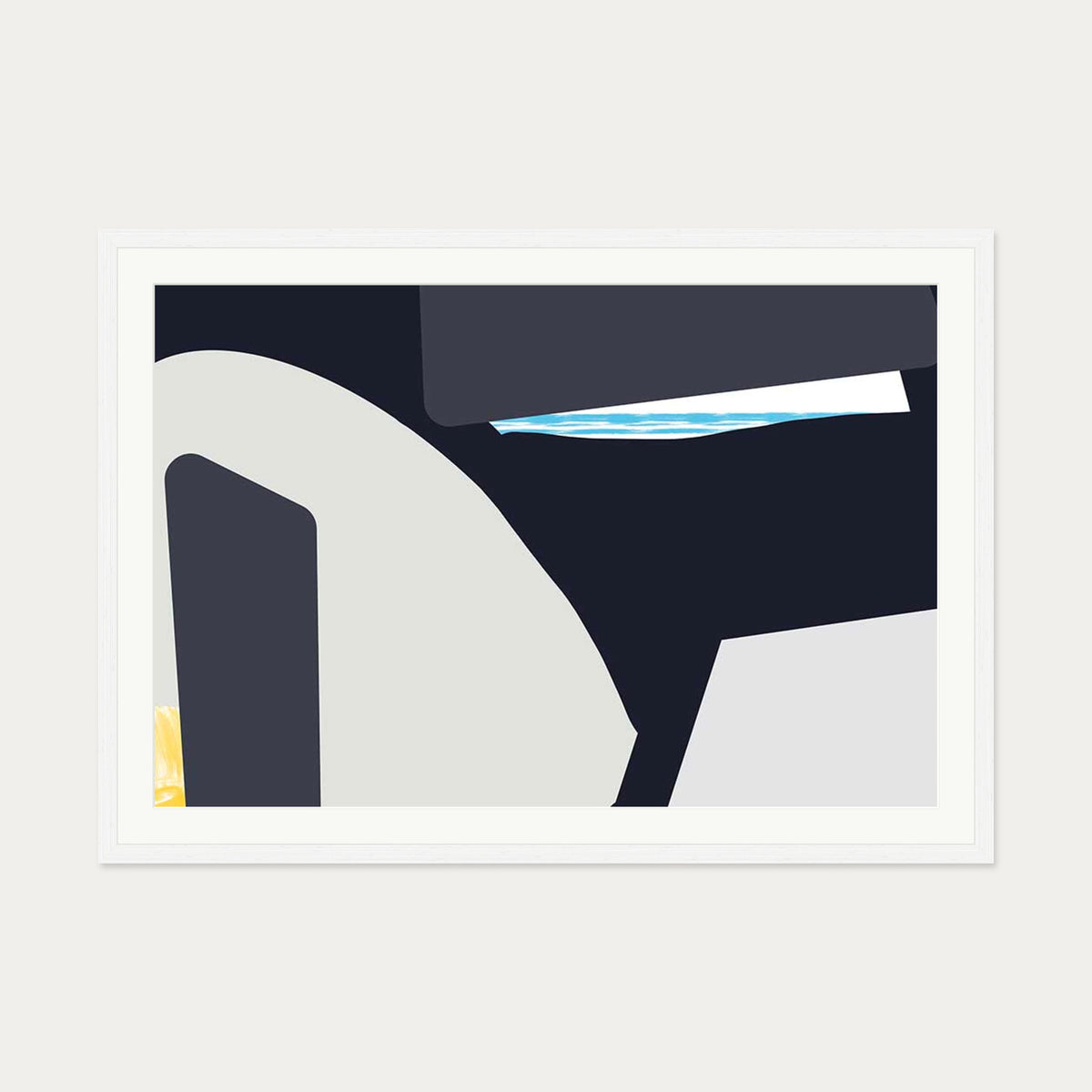 Going Places Art Print — 70 x 100 cm — White Frame