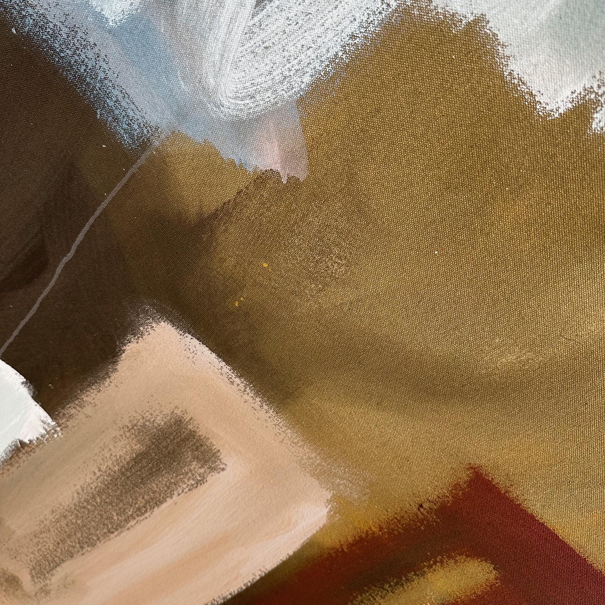 Going Places - Original Painting-Abstract House